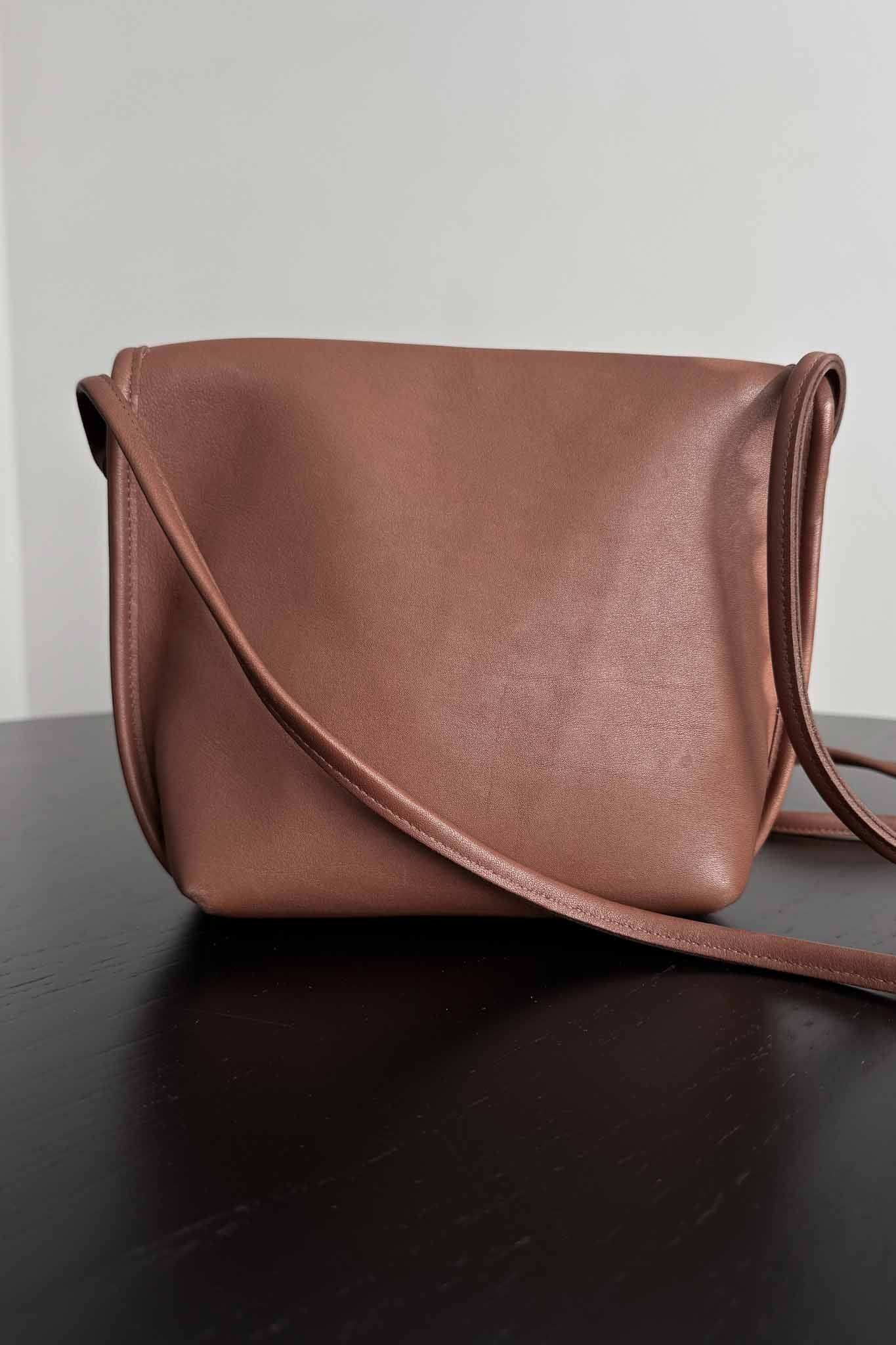Vintage 90s Coach Quincy Flap Ledertasche in Braun theplaincircle vintage