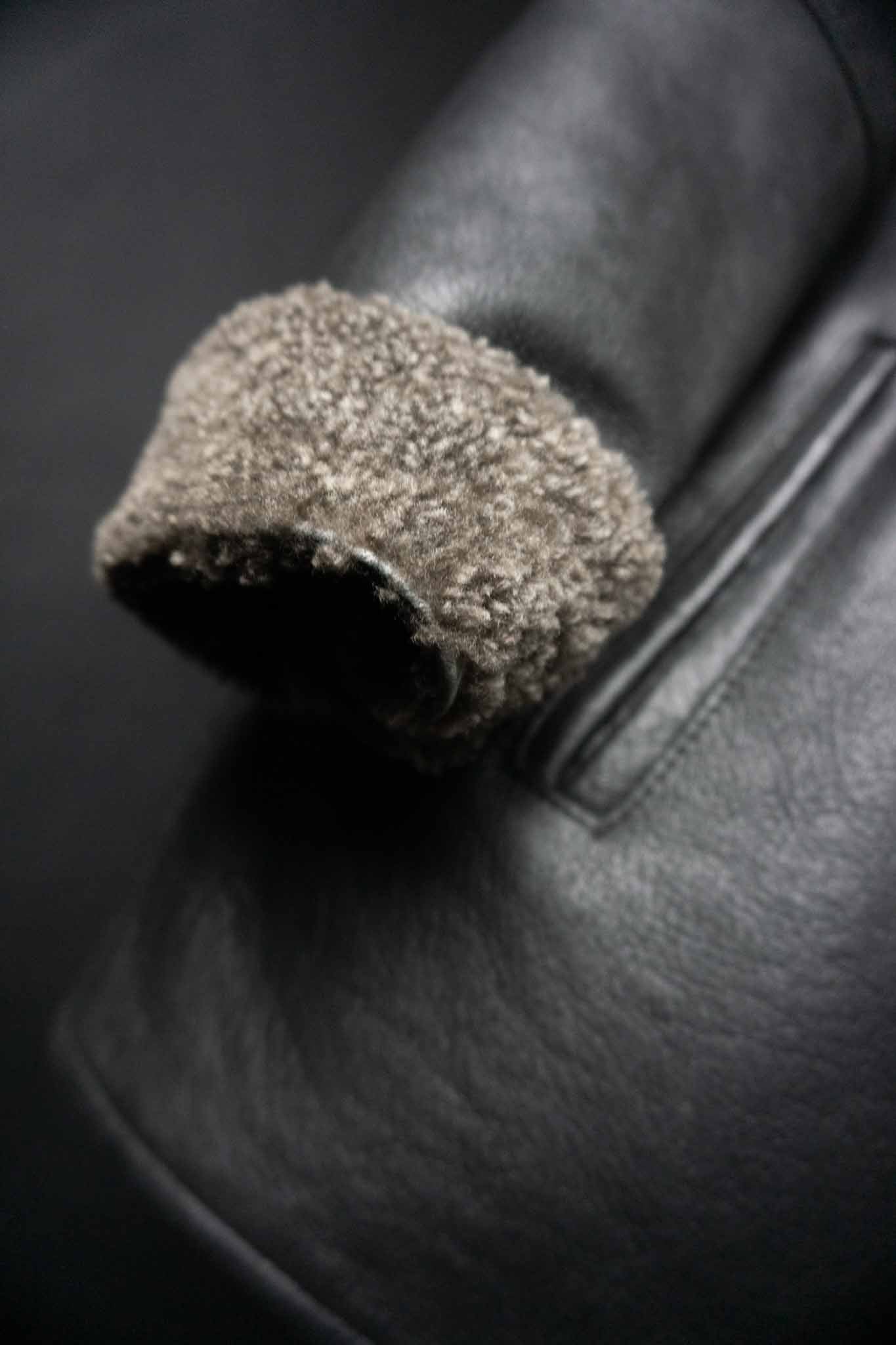 Vintage Lammfelljacke oversized, M–L theplaincircle vintage