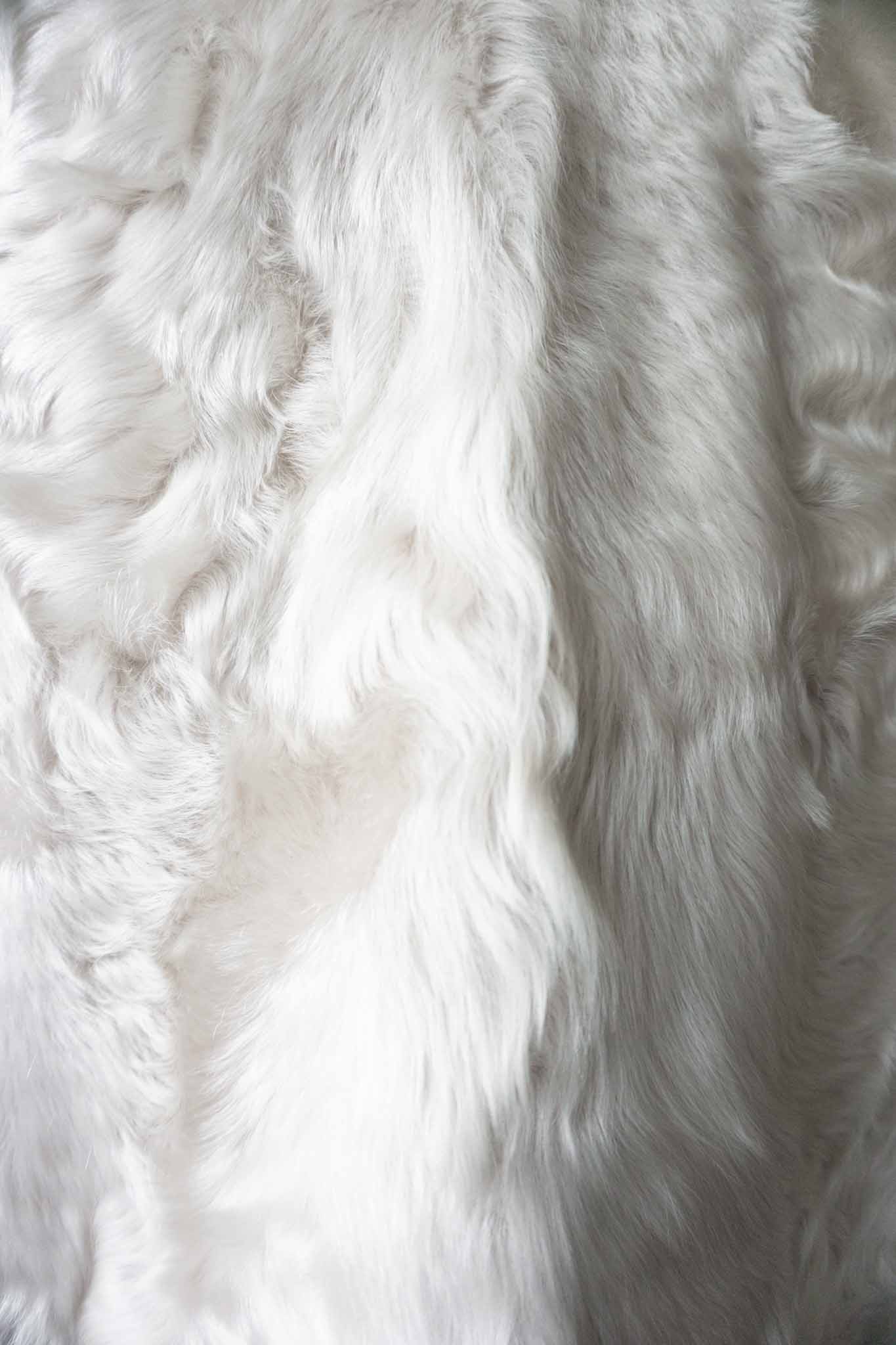 Vintage Pelzweste Lammfell, Creme, M–XL theplaincircle vintage