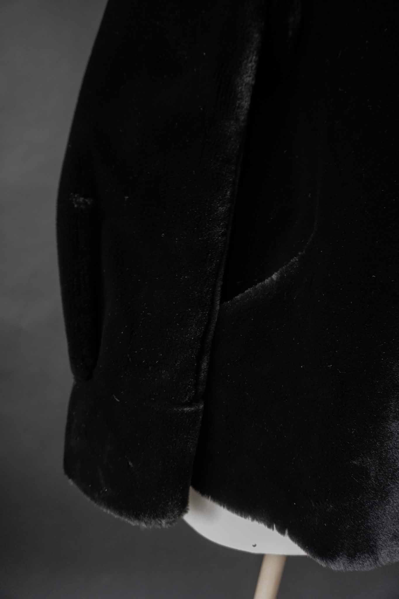 Vintage Fake Fur Jacke, Made in Belgium, S–M theplaincircle vintage