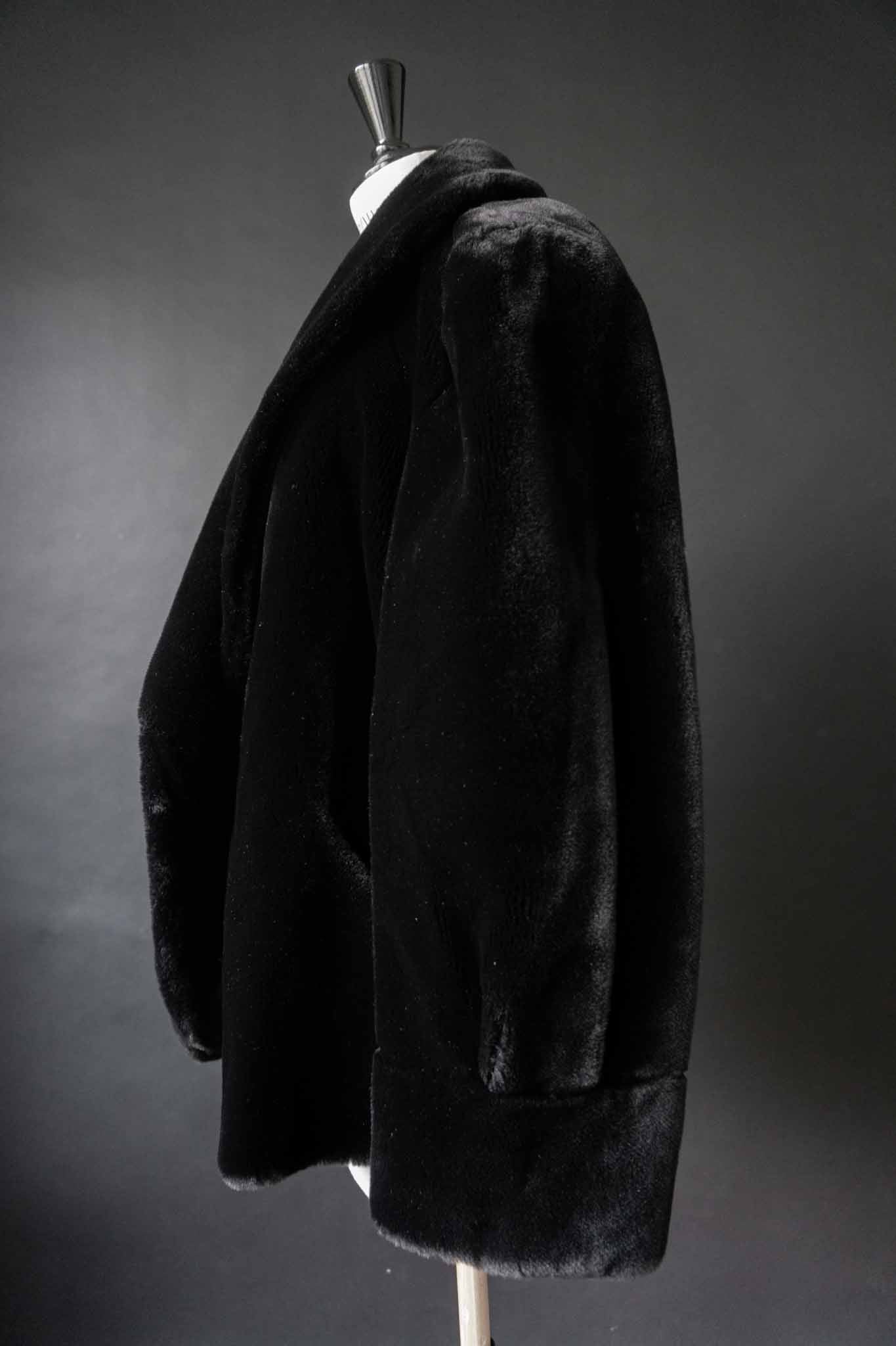 Vintage Fake Fur Jacke, Made in Belgium, S–M theplaincircle vintage