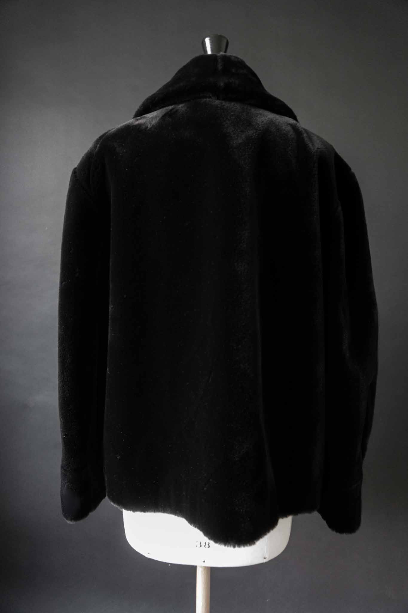 Vintage Fake Fur Jacke, Made in Belgium, S–M theplaincircle vintage