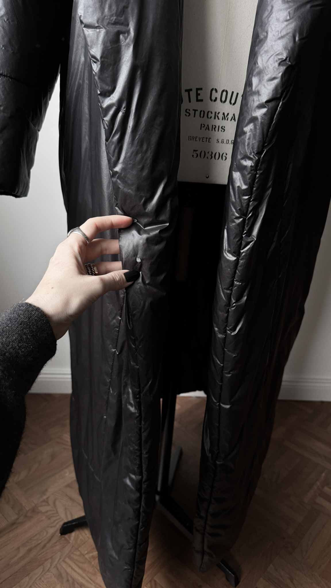 Norma Kamali Puffer Mantel, XS/S theplaincircle vintage