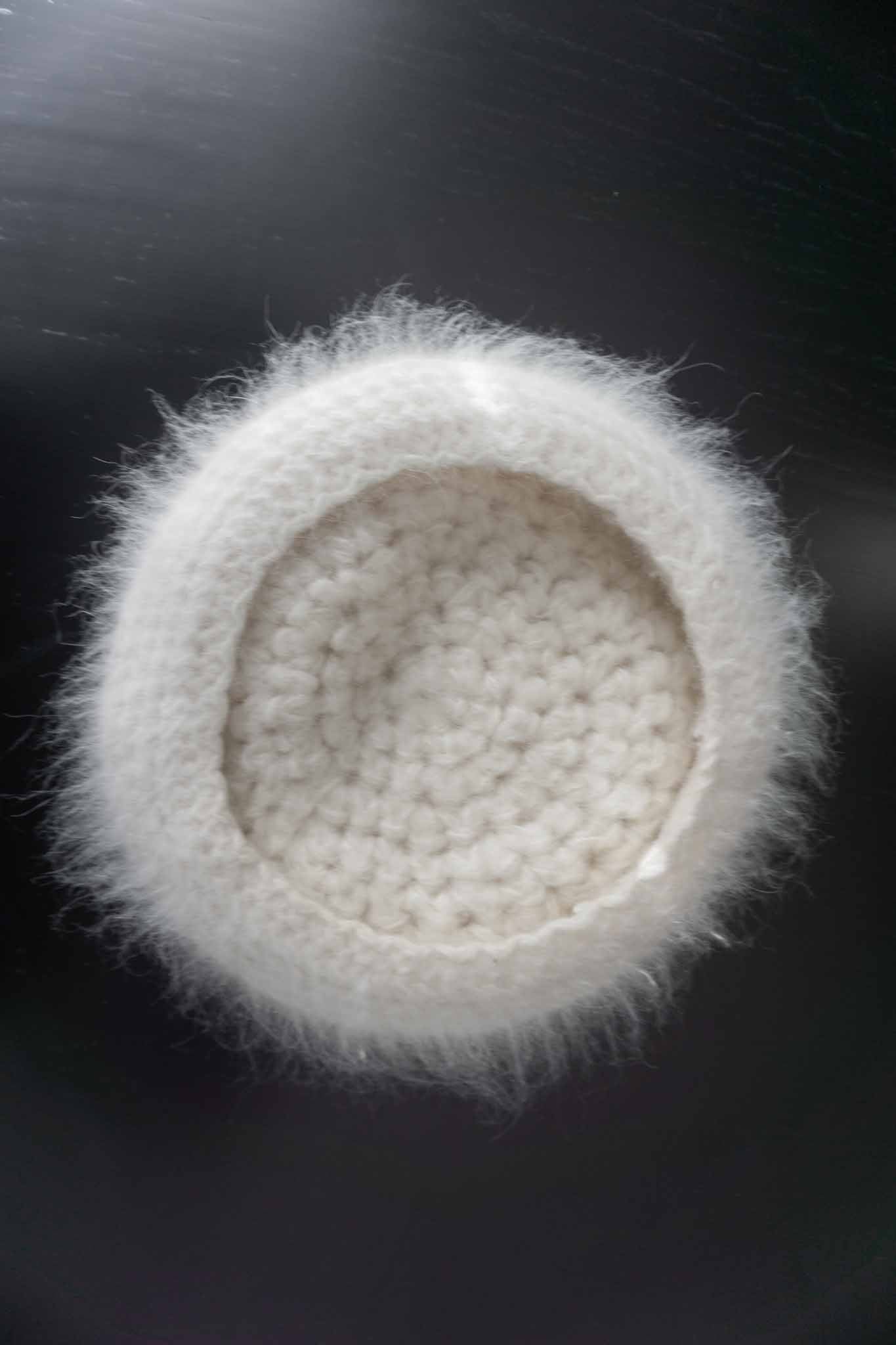 Vintage Angora Mütze Weiß theplaincircle vintage