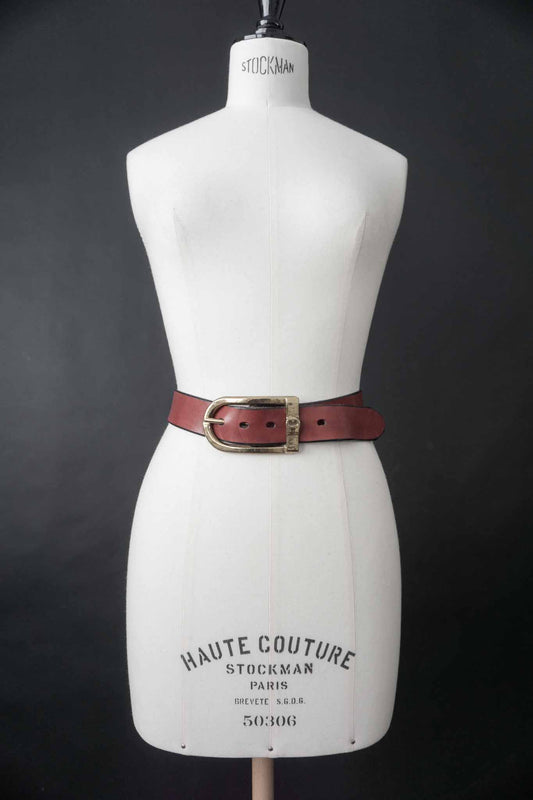 Vintage 70s Vintage Aigner Gürtel Rot Leder theplaincircle vintage
