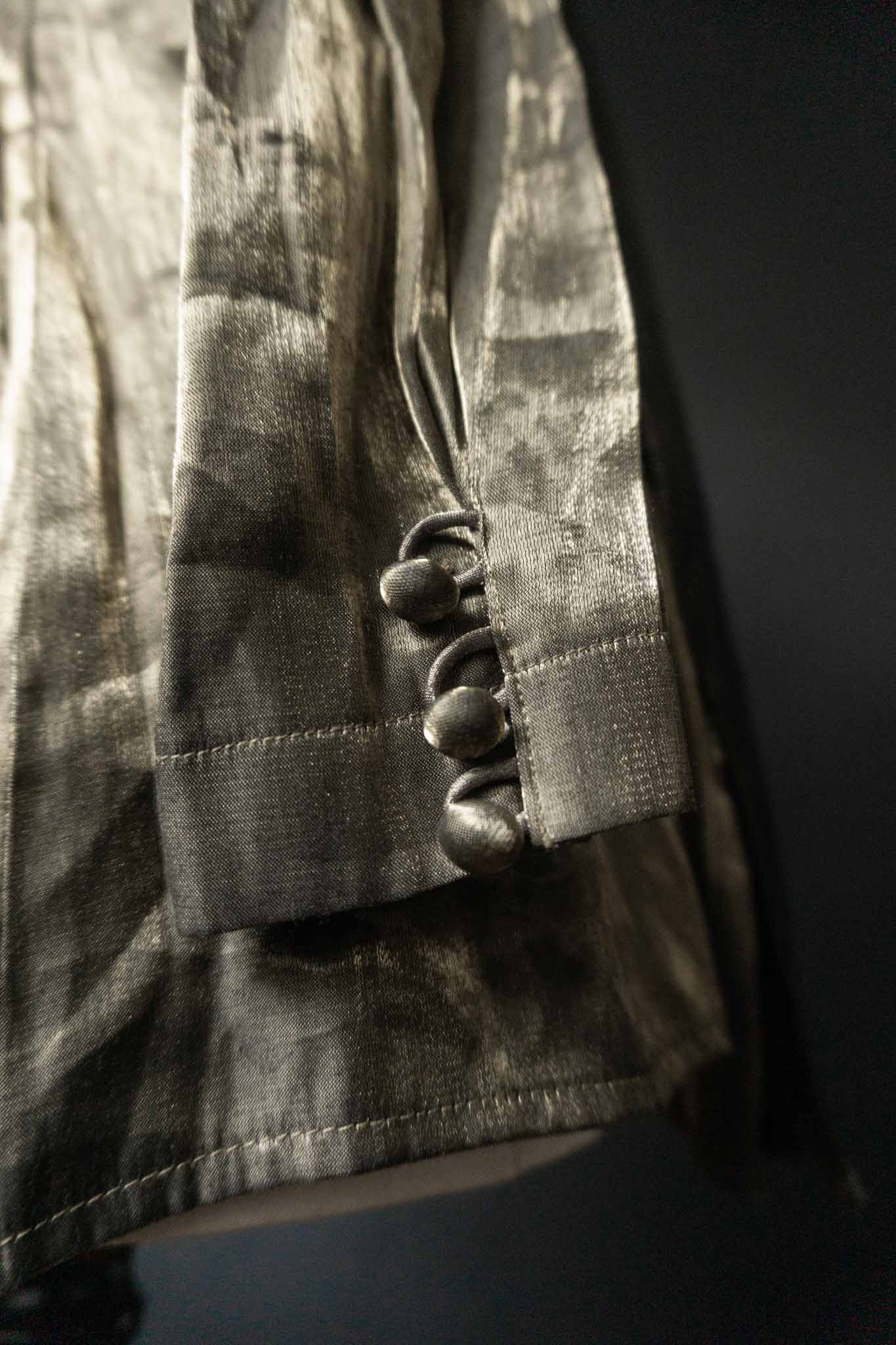 Vintage 80s Bluse Crinkle, S–M theplaincircle vintage