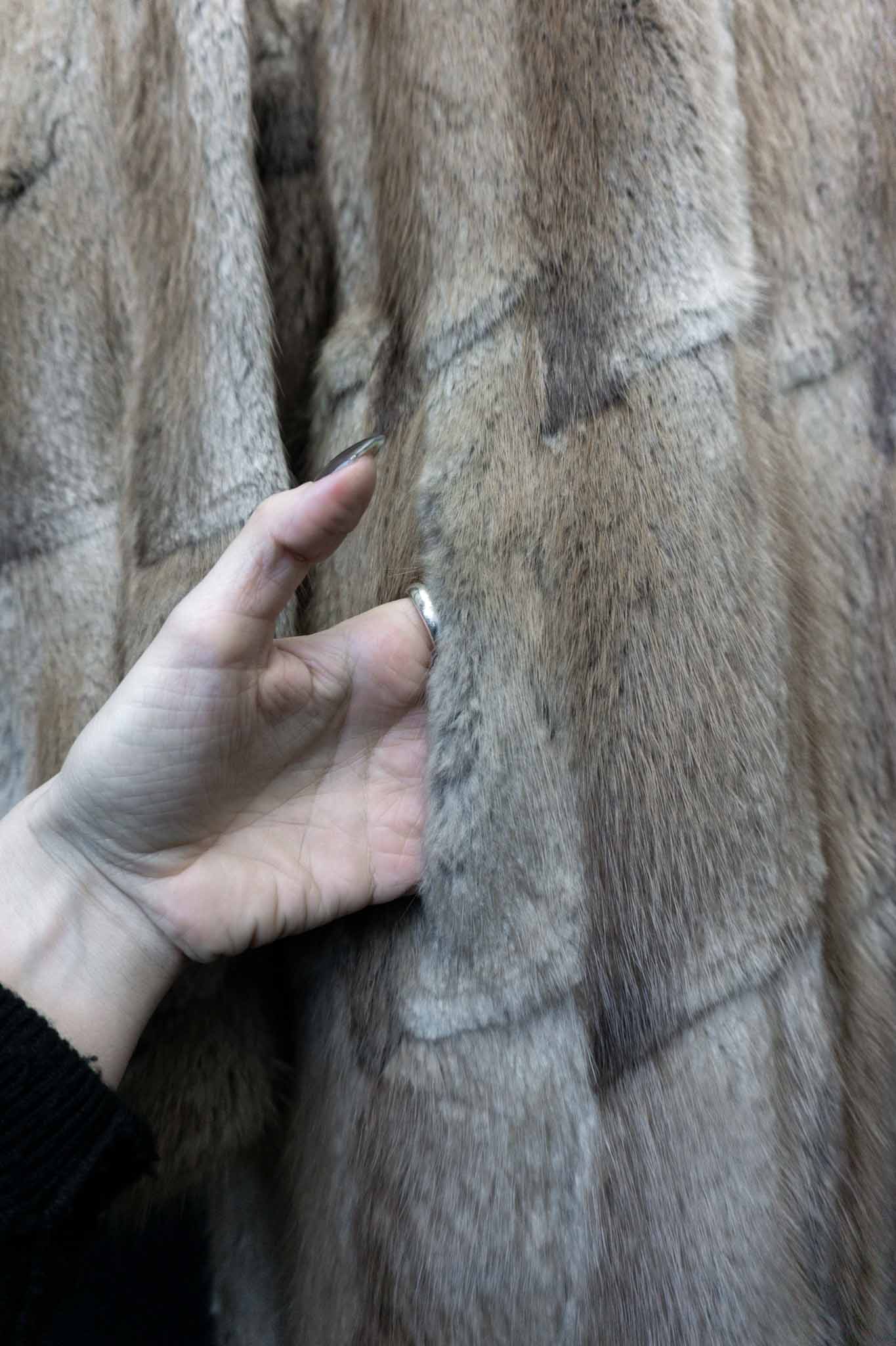 Vintage 70s Pelzmantel, S–M