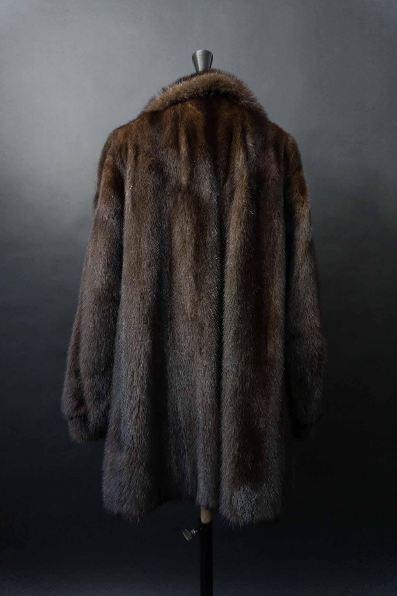 Vintage Nerzmantel, S–M