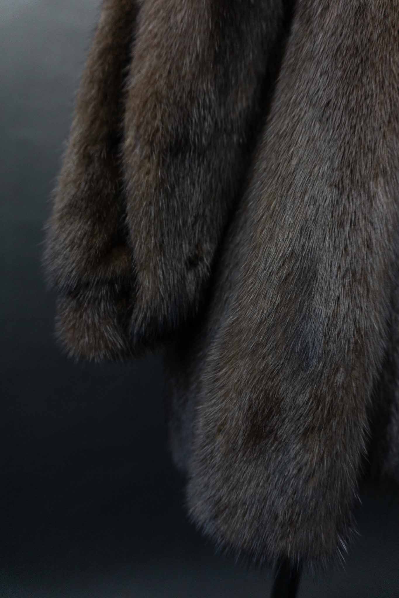 Vintage Nerzmantel, S–M