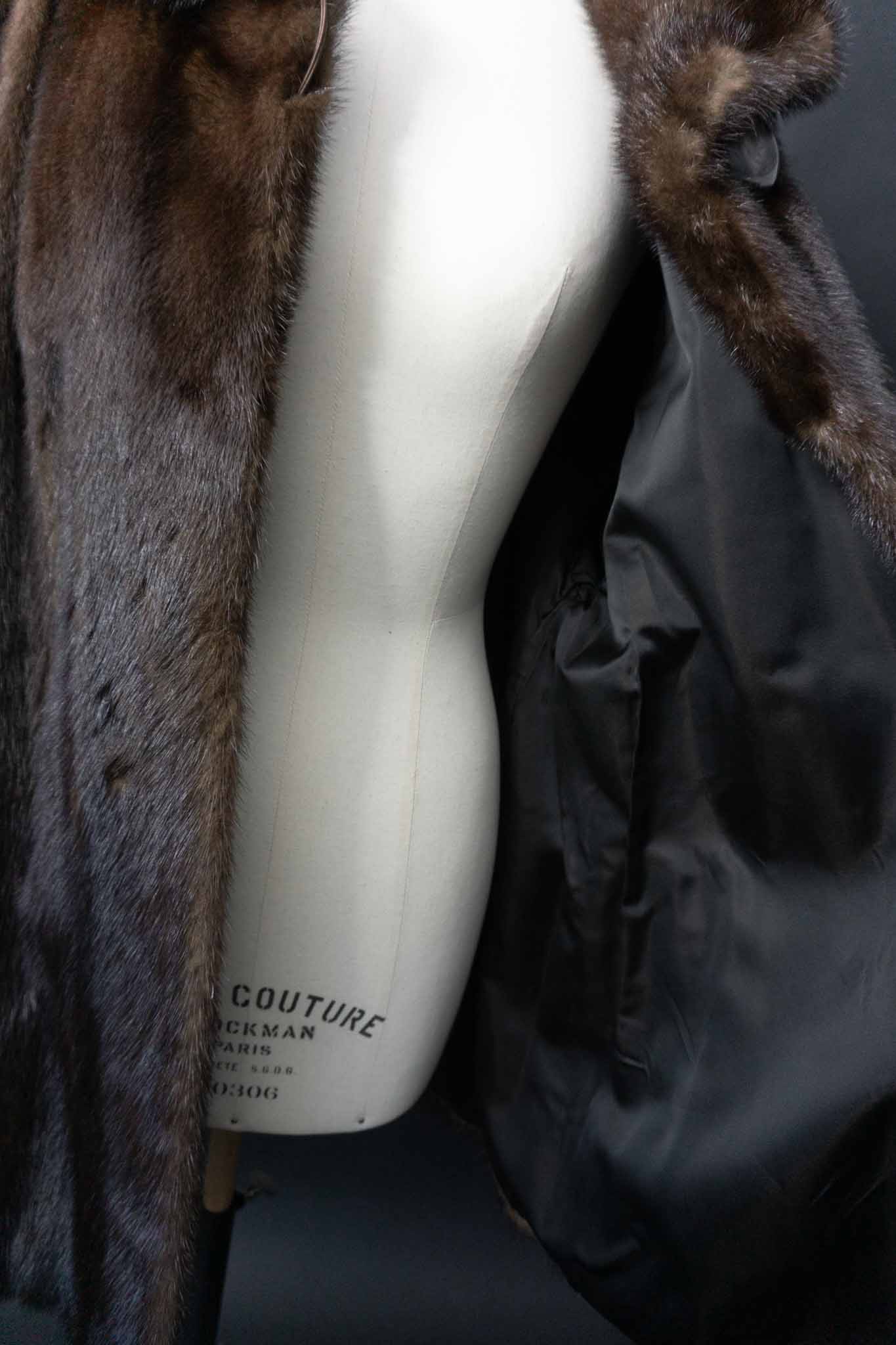 Vintage Nerzmantel, S–M