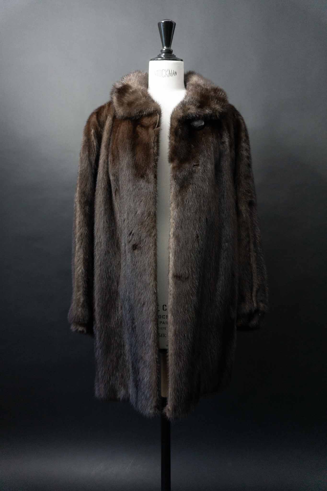 Vintage Nerzmantel, S–M