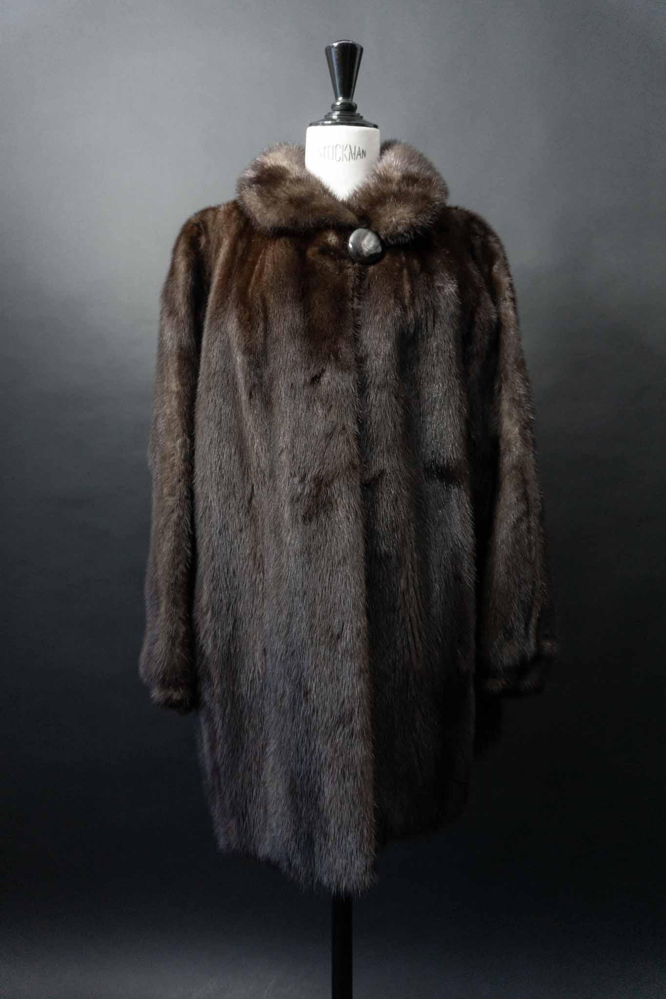 Vintage Nerzmantel, S–M