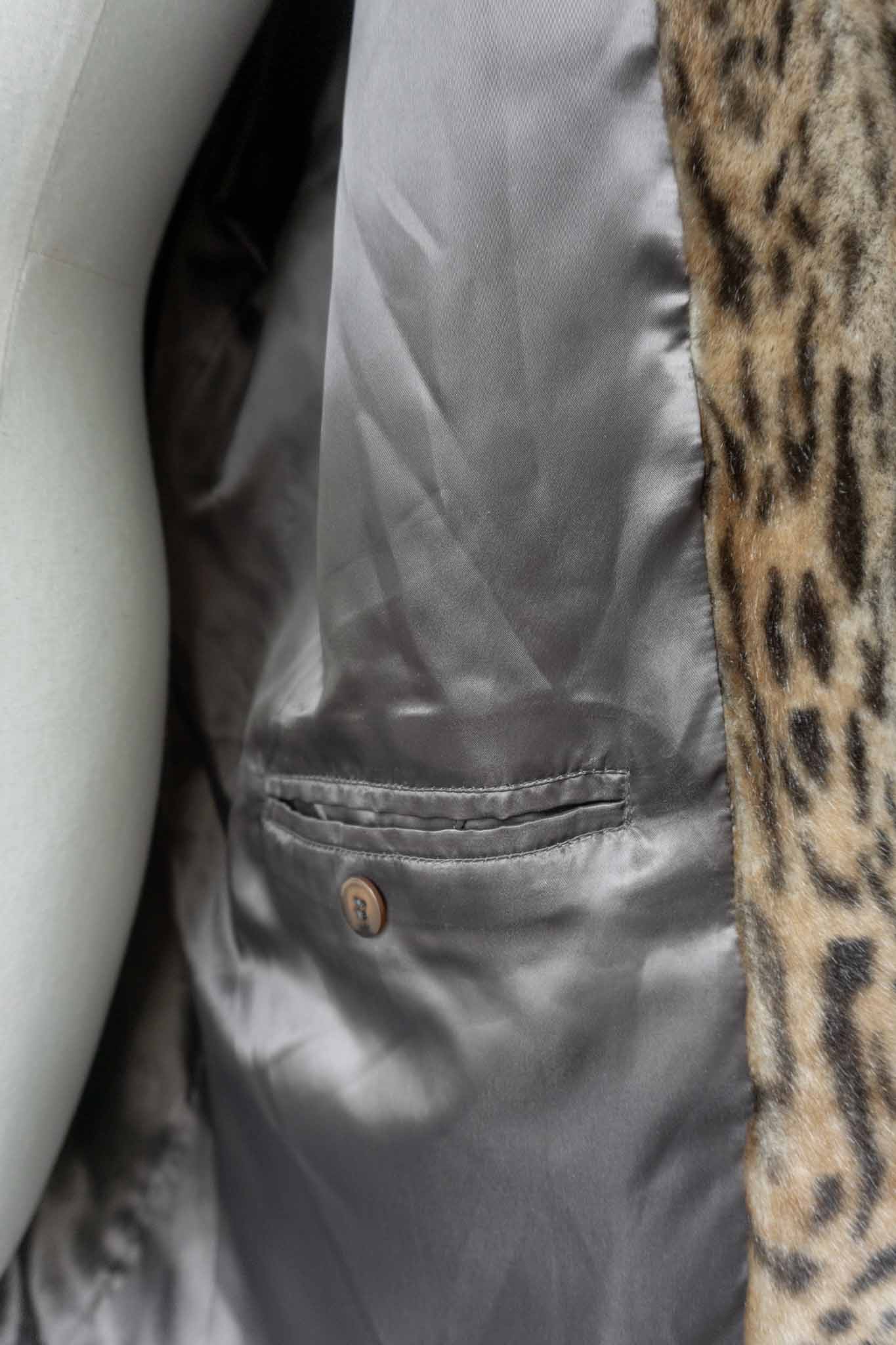 Vintage Fuchs Schmitt Leopardenmantel aus den 80ern, oversized geschnitten