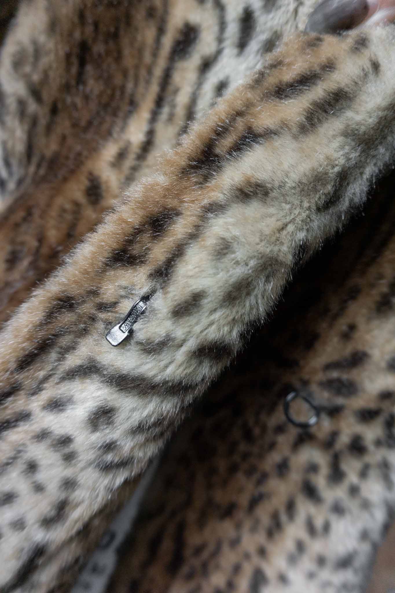 Vintage Fuchs Schmitt Leopardenmantel aus den 80ern, oversized geschnitten