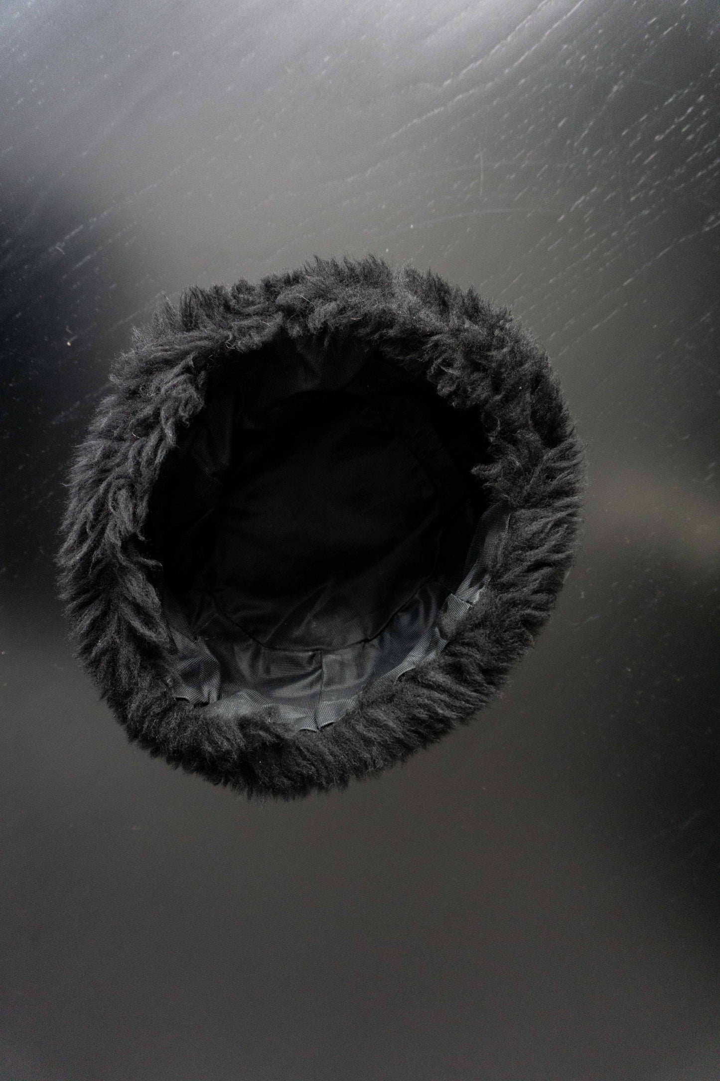 Vintage Fake Fur Pillbox Mütze theplaincircle vintage