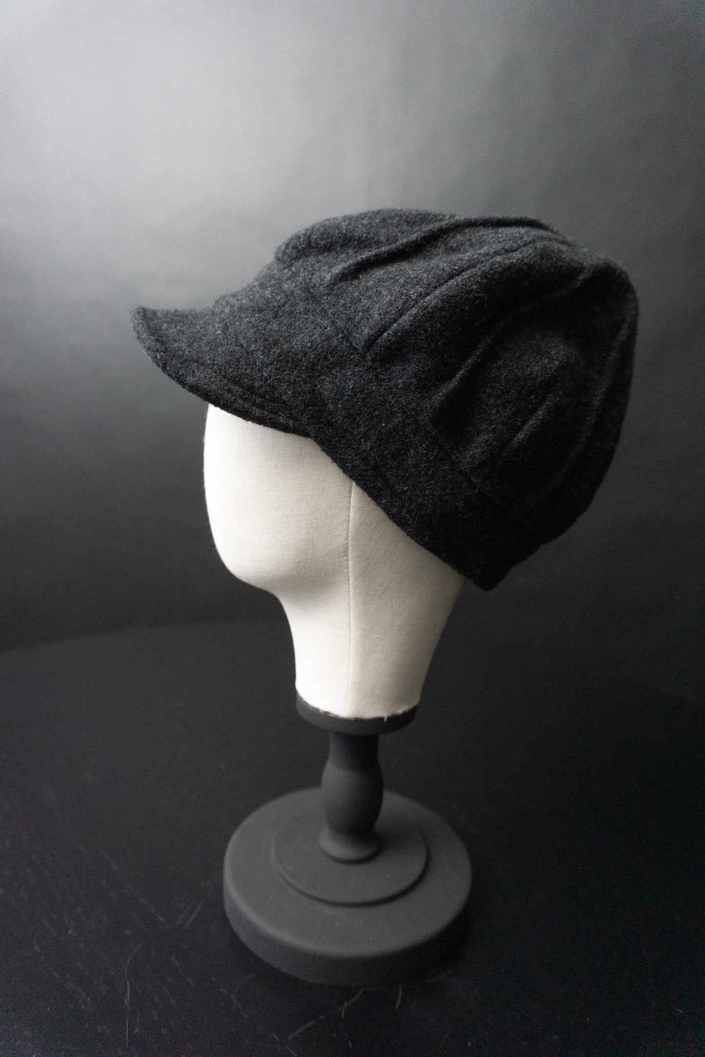 Vintage Schirmmütze aus 100 % Schurwolle, M