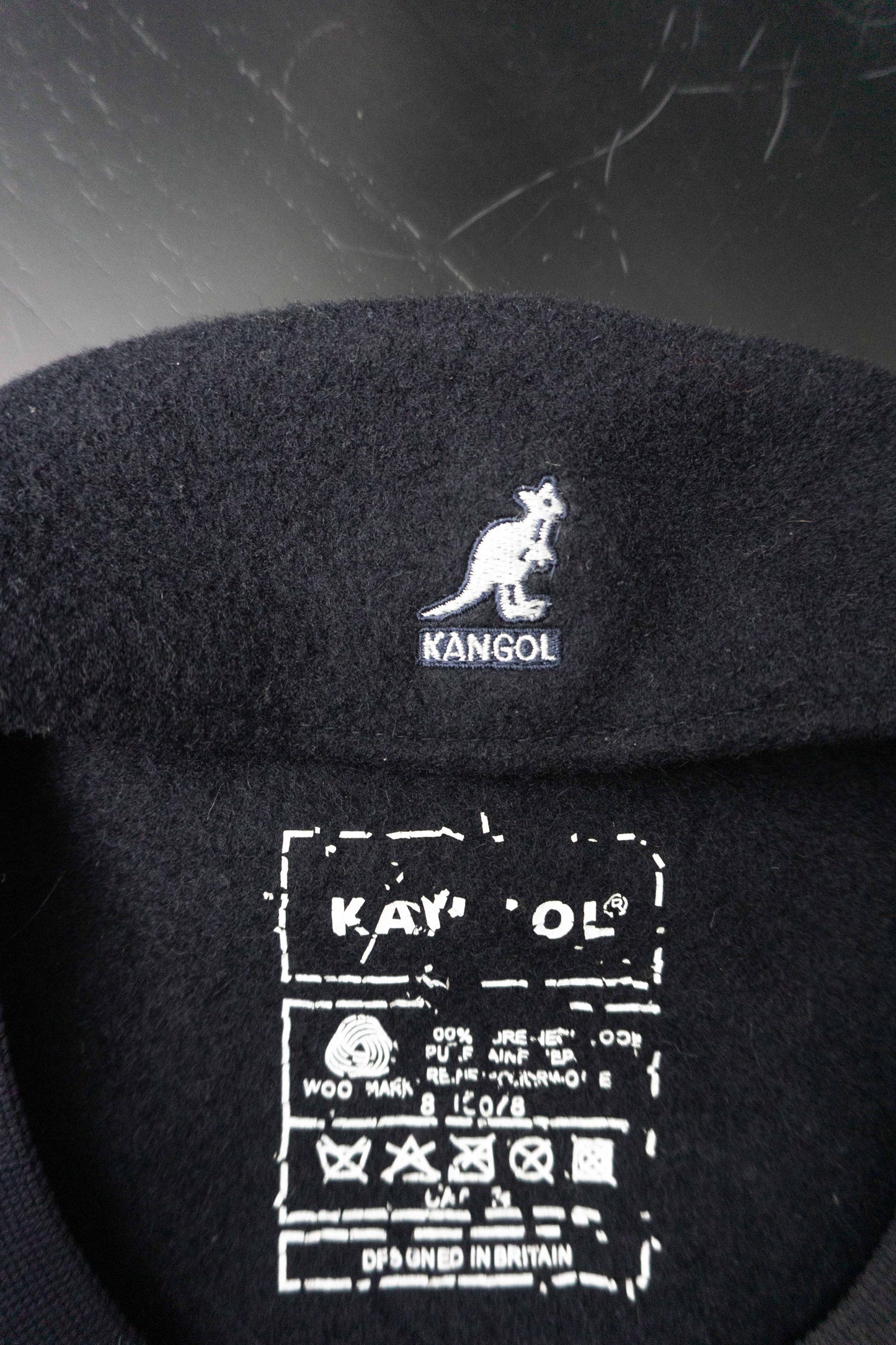 Vintage Kangool Schiebermütze, Navy theplaincircle vintage