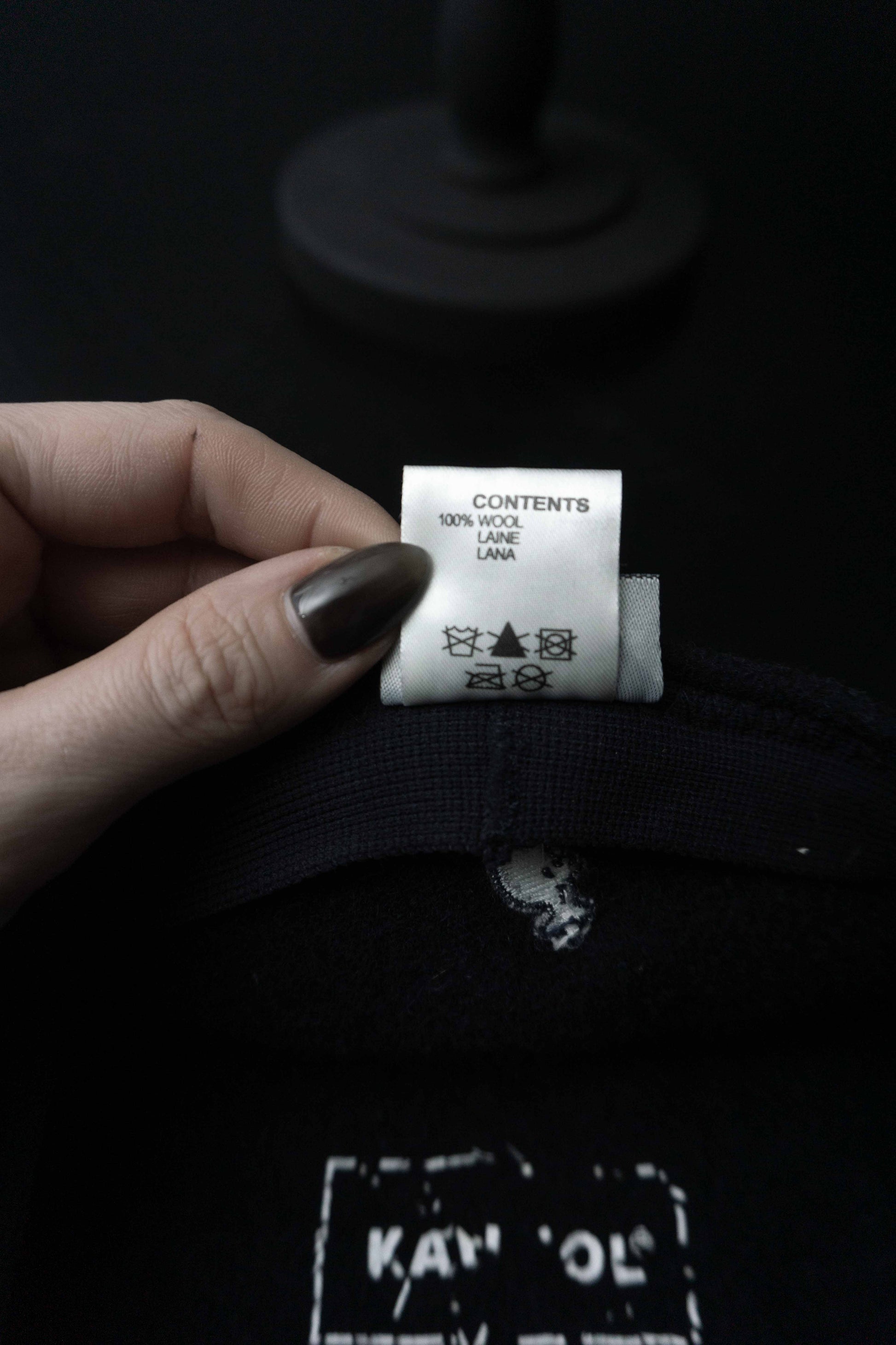 Vintage Kangool Schiebermütze, Navy theplaincircle vintage