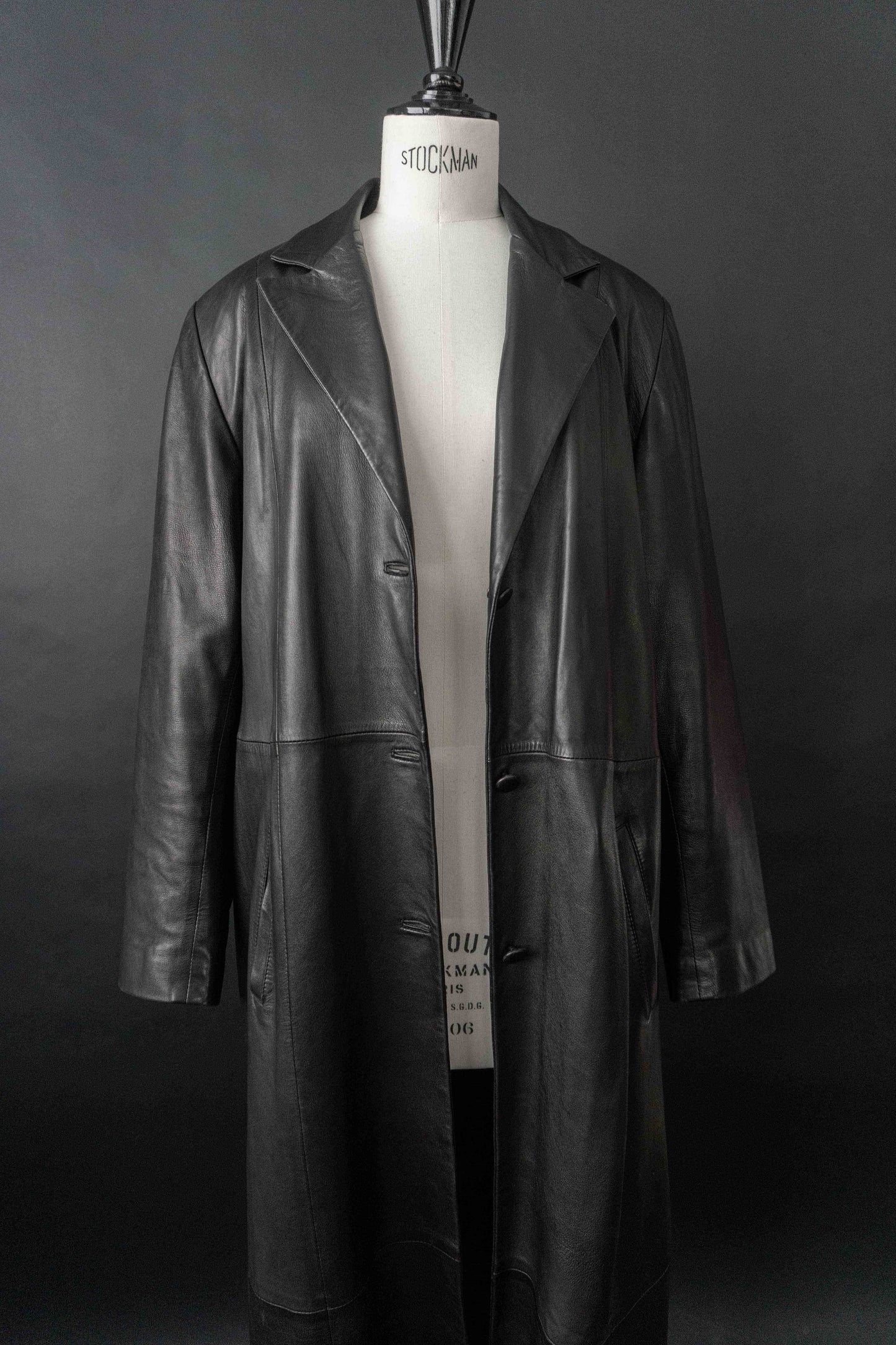 Vintage Ledermantel Maxi, M–L theplaincircle vintage