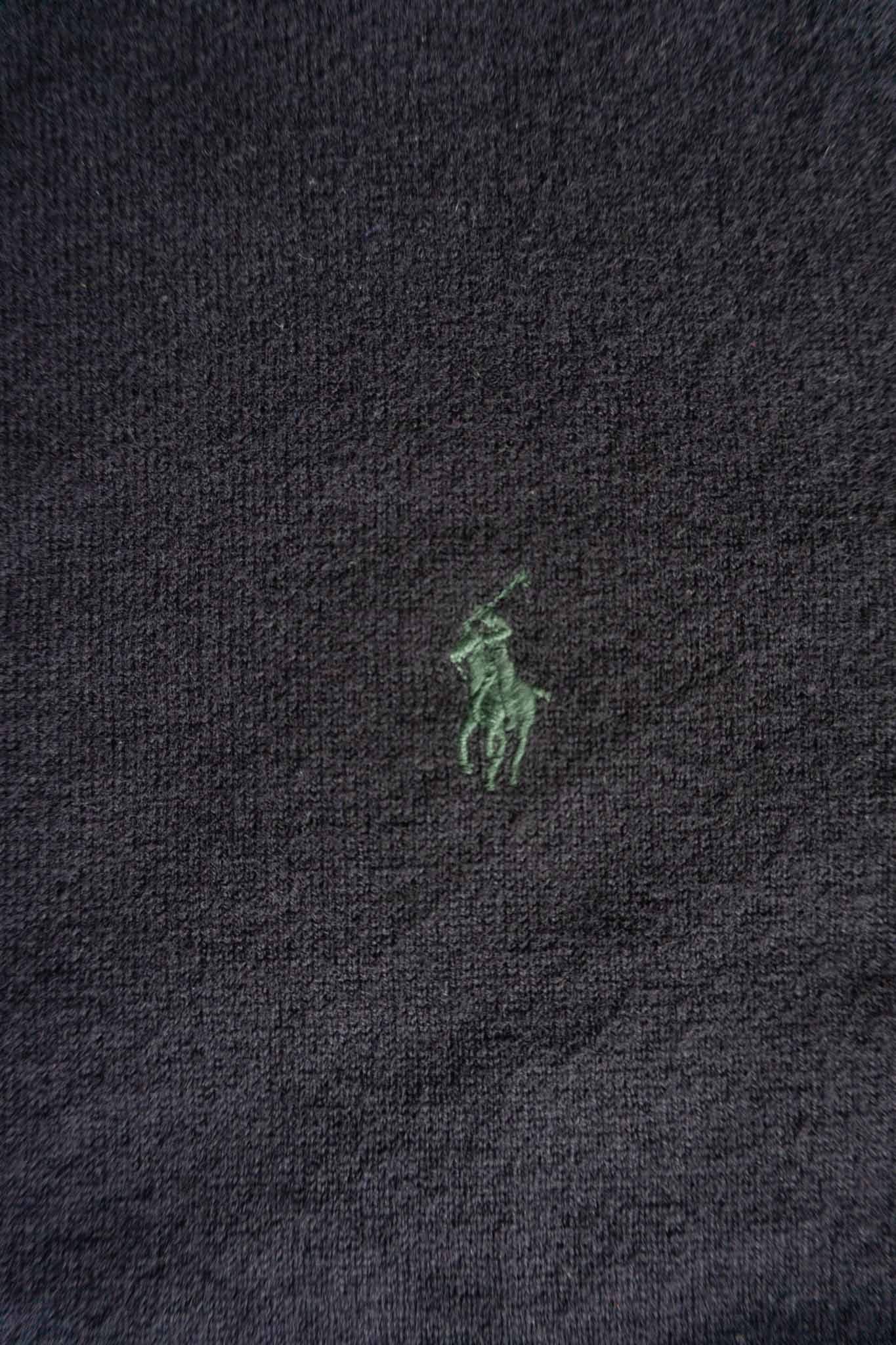 vintage polo ralph lauren pullover wolle navy