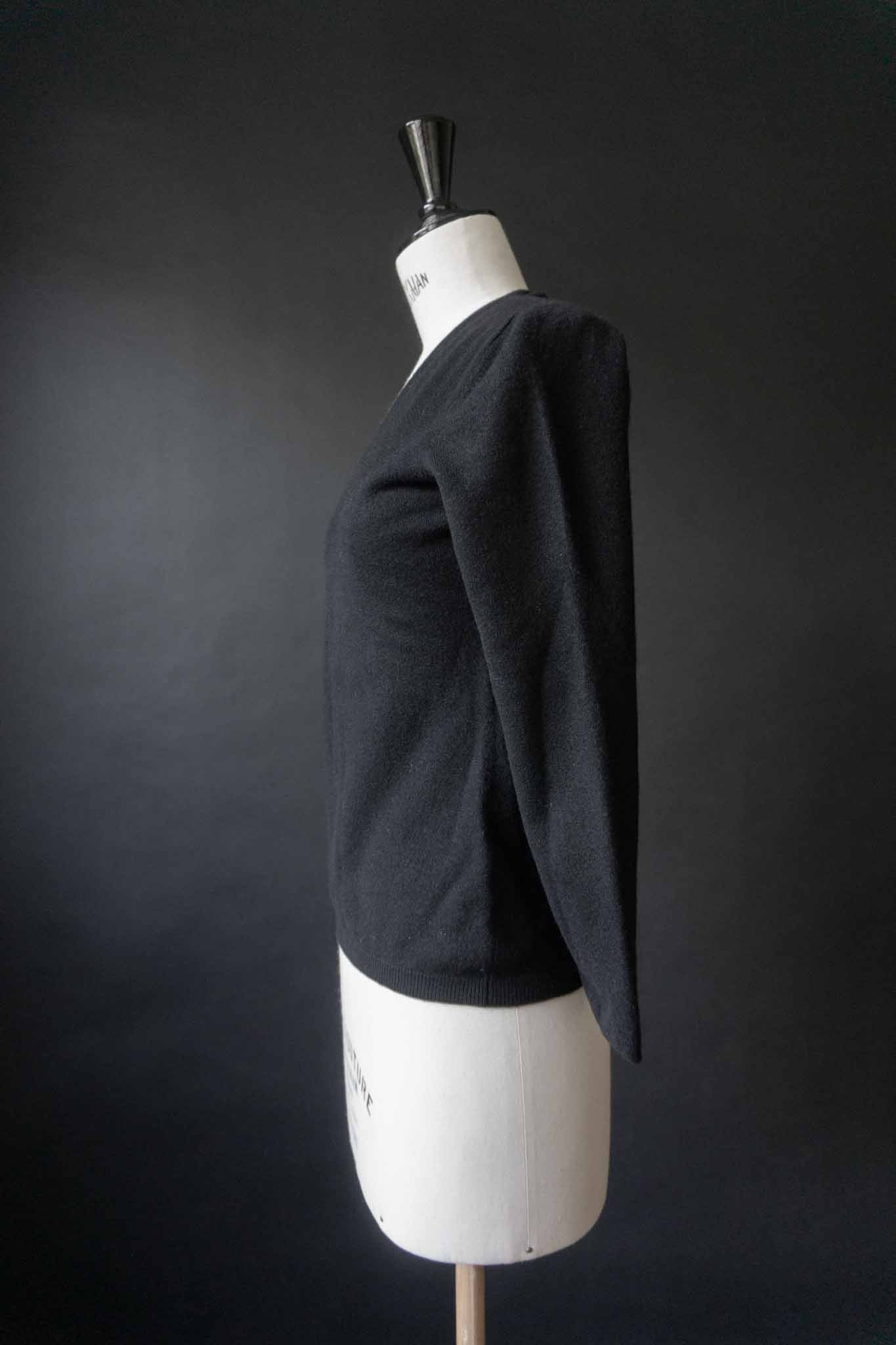 prada cashmere sweater black