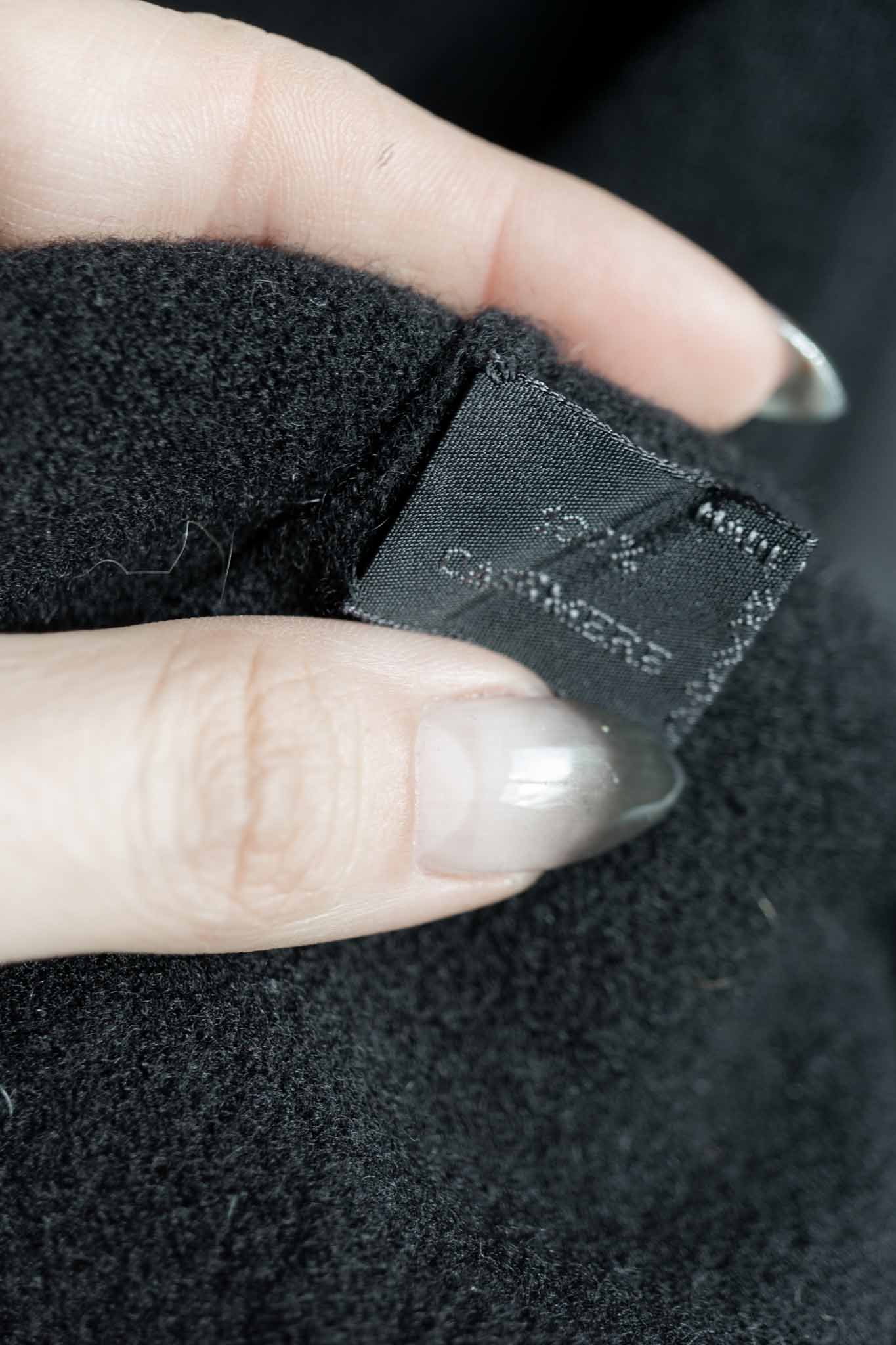 prada cashmere sweater black