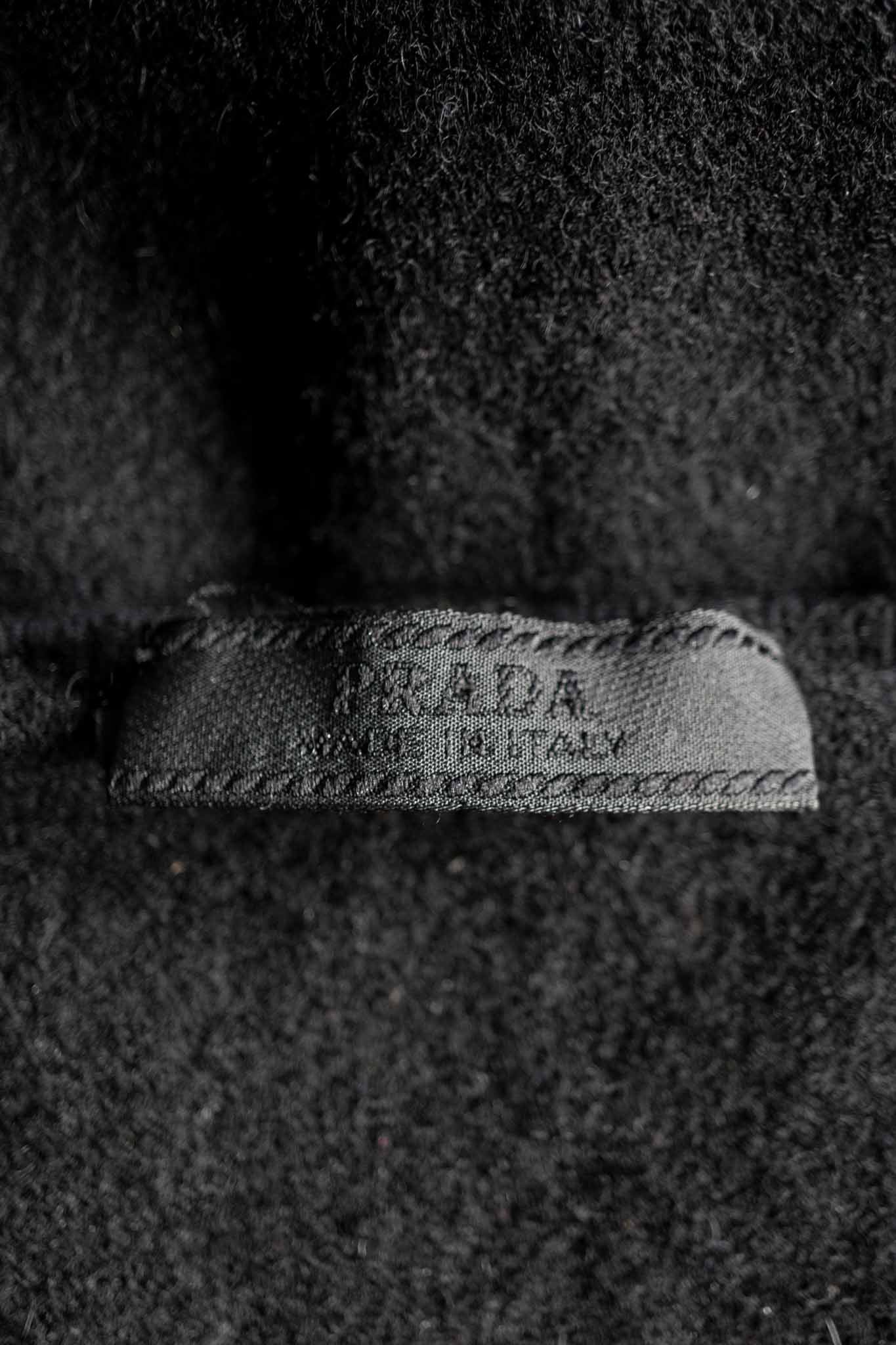 prada cashmere sweater black