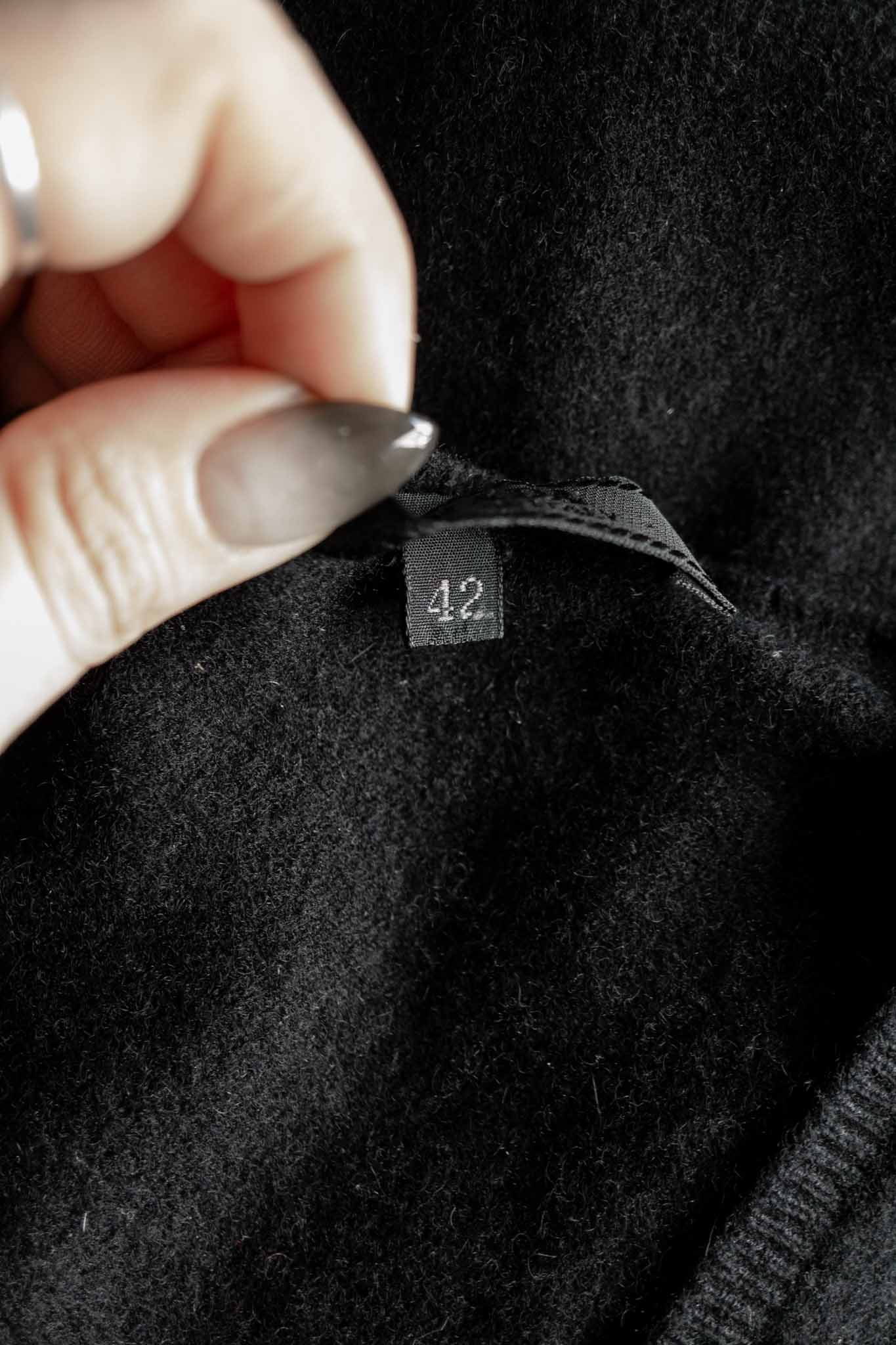 prada cashmere sweater black