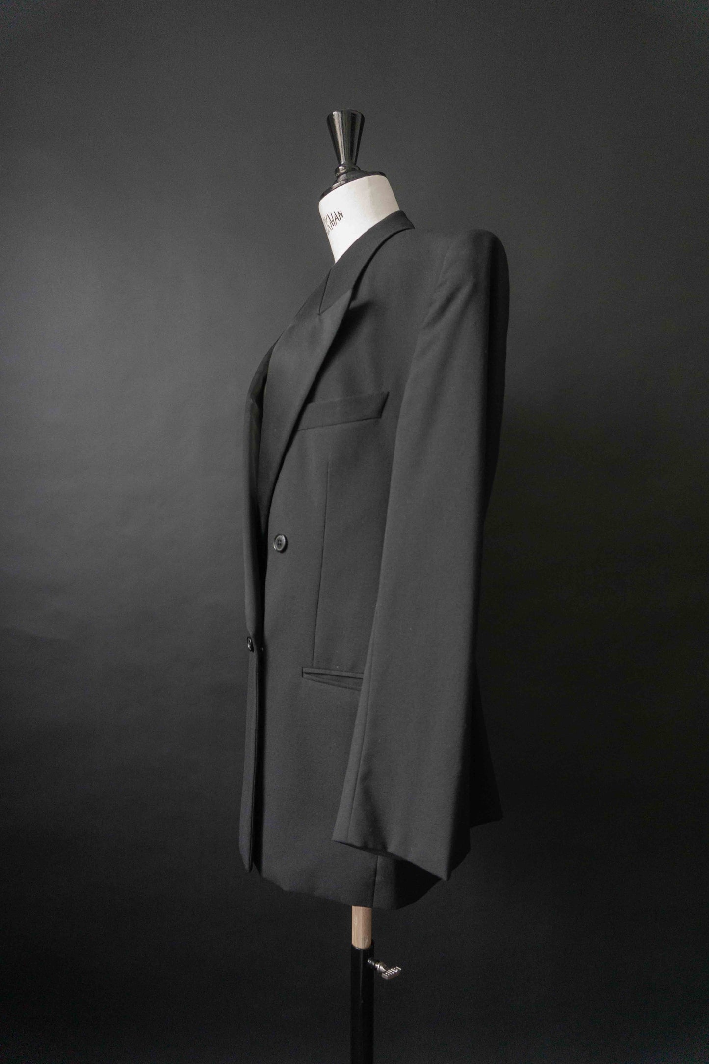 Vintage Smoking Blazer, Goth, M–L theplaincircle vintage