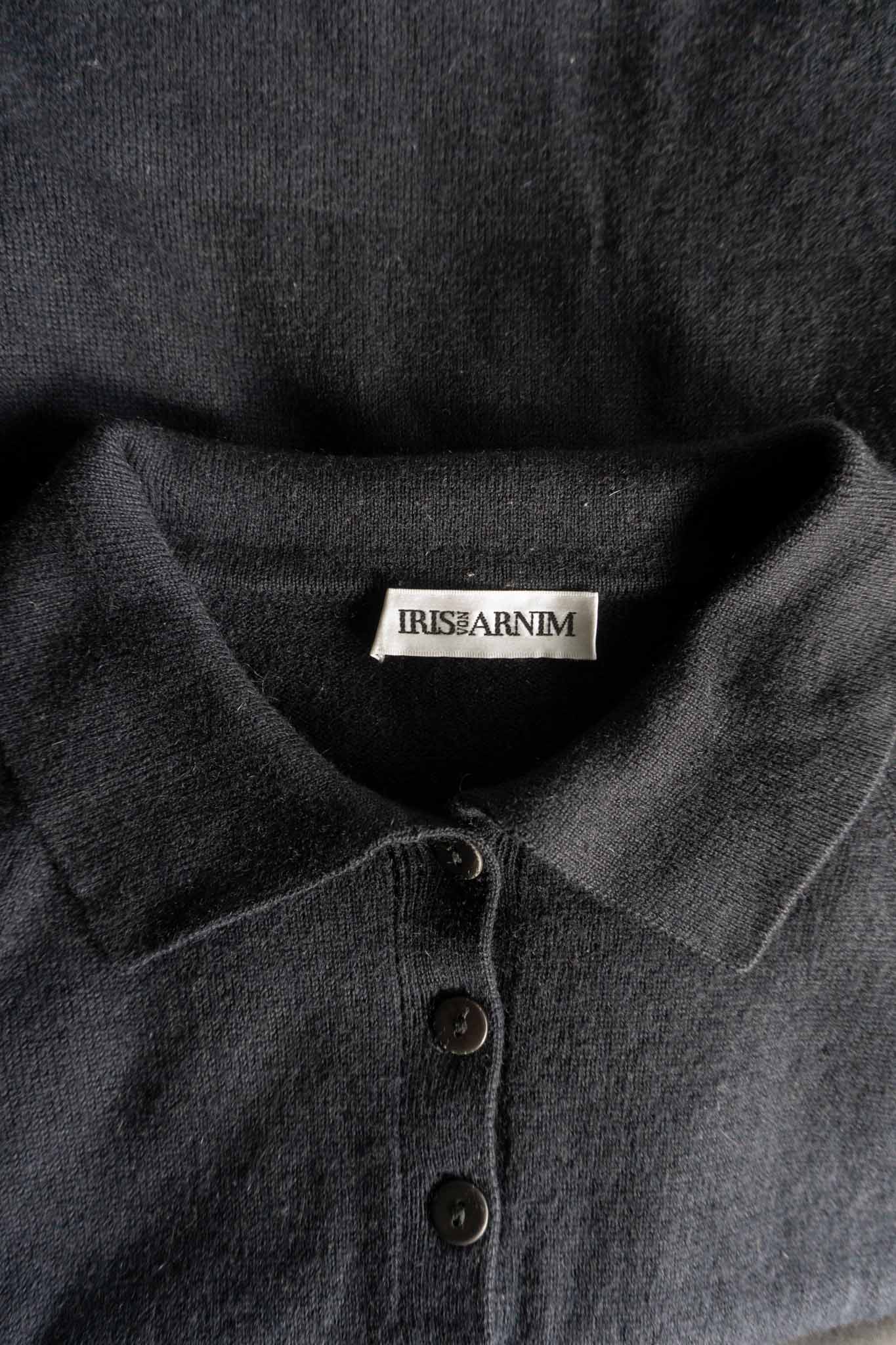 Vintage Iris von Arnim – Seide-Kaschmir Polo Pullover, XS–S theplaincircle vintage
