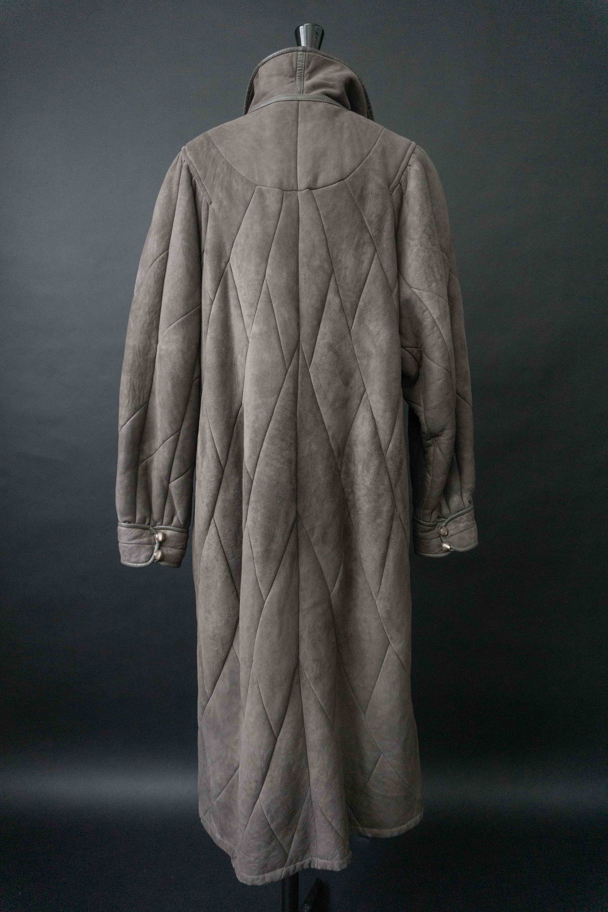 Vintage 70s Lammfellmantel Greige, M theplaincircle vintage