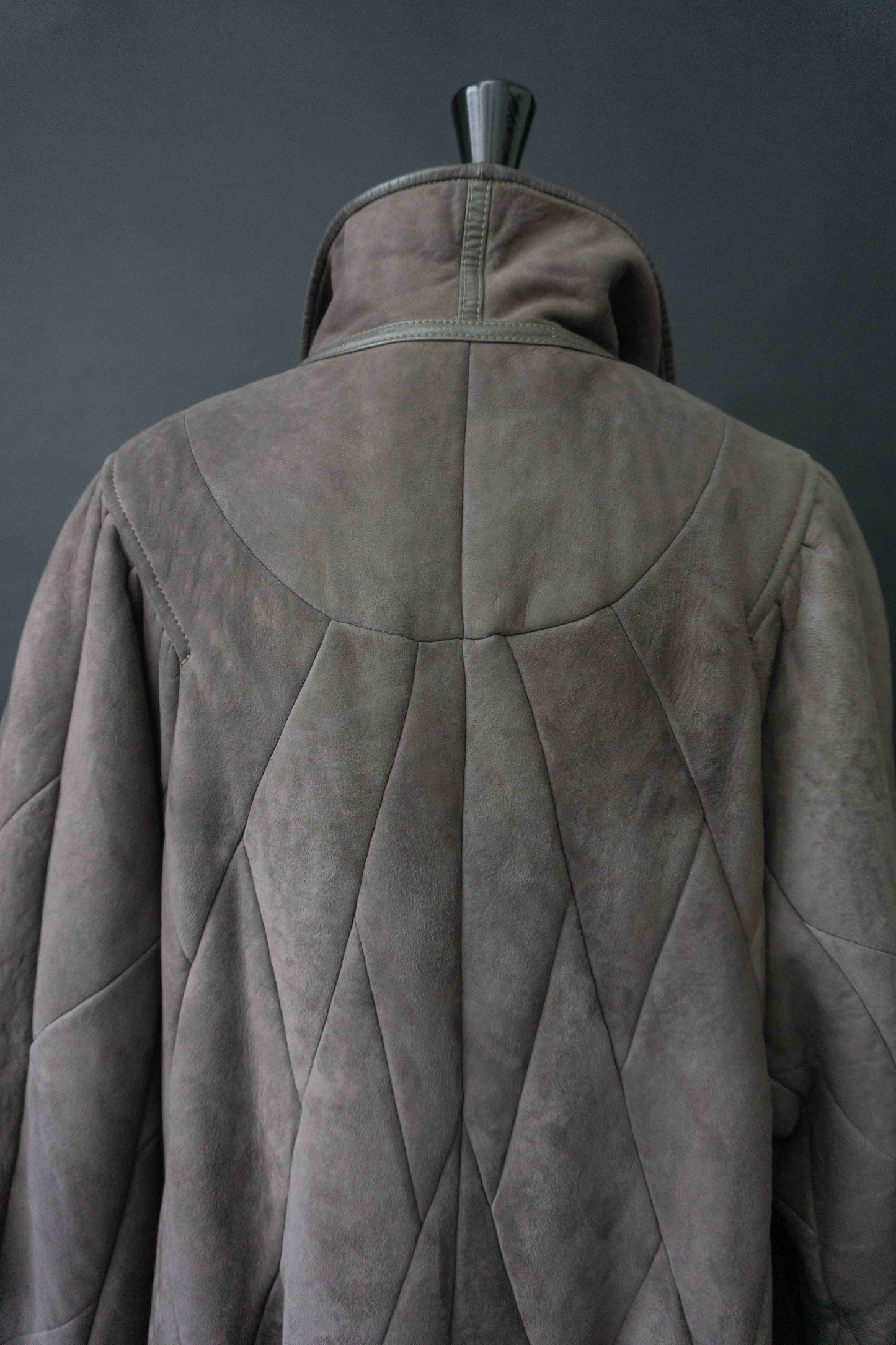 Vintage 70s Lammfellmantel Greige, M theplaincircle vintage