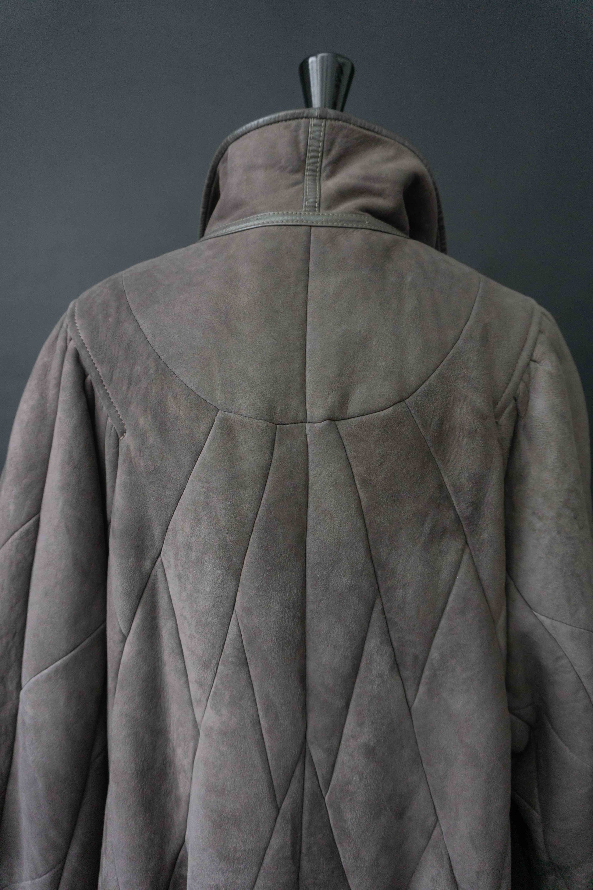 Vintage 70s Lammfellmantel Greige, M theplaincircle vintage