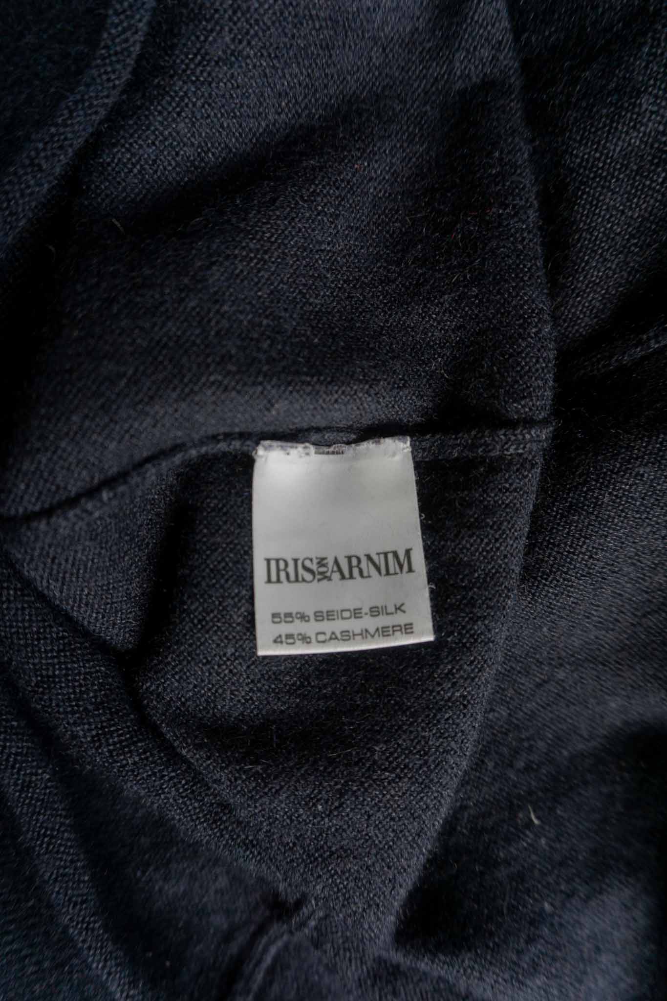 Vintage Iris von Arnim – Seide-Kaschmir Polo Pullover, XS–S theplaincircle vintage