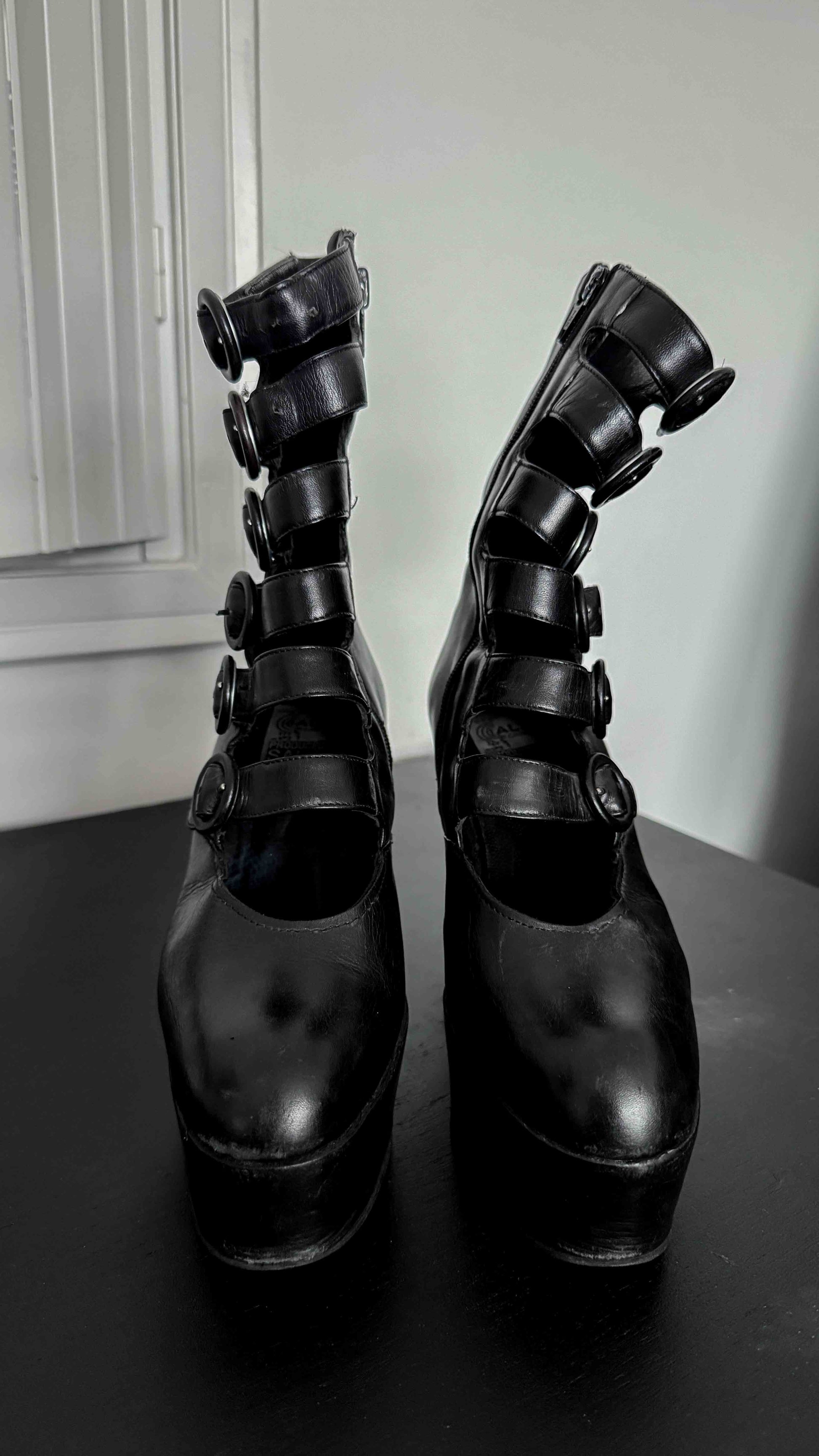 Vintage Platform Heels, Made in Italy theplaincircle vintage