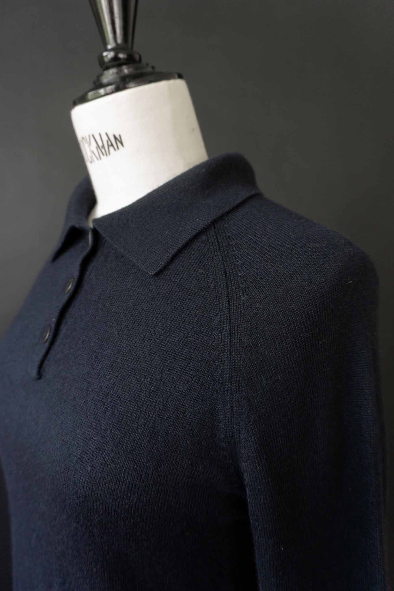 Vintage Iris von Arnim – Seide-Kaschmir Polo Pullover, XS–S theplaincircle vintage