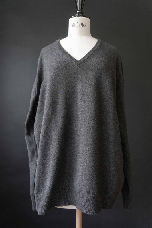 vintage kaschmirpullover grau made in italy