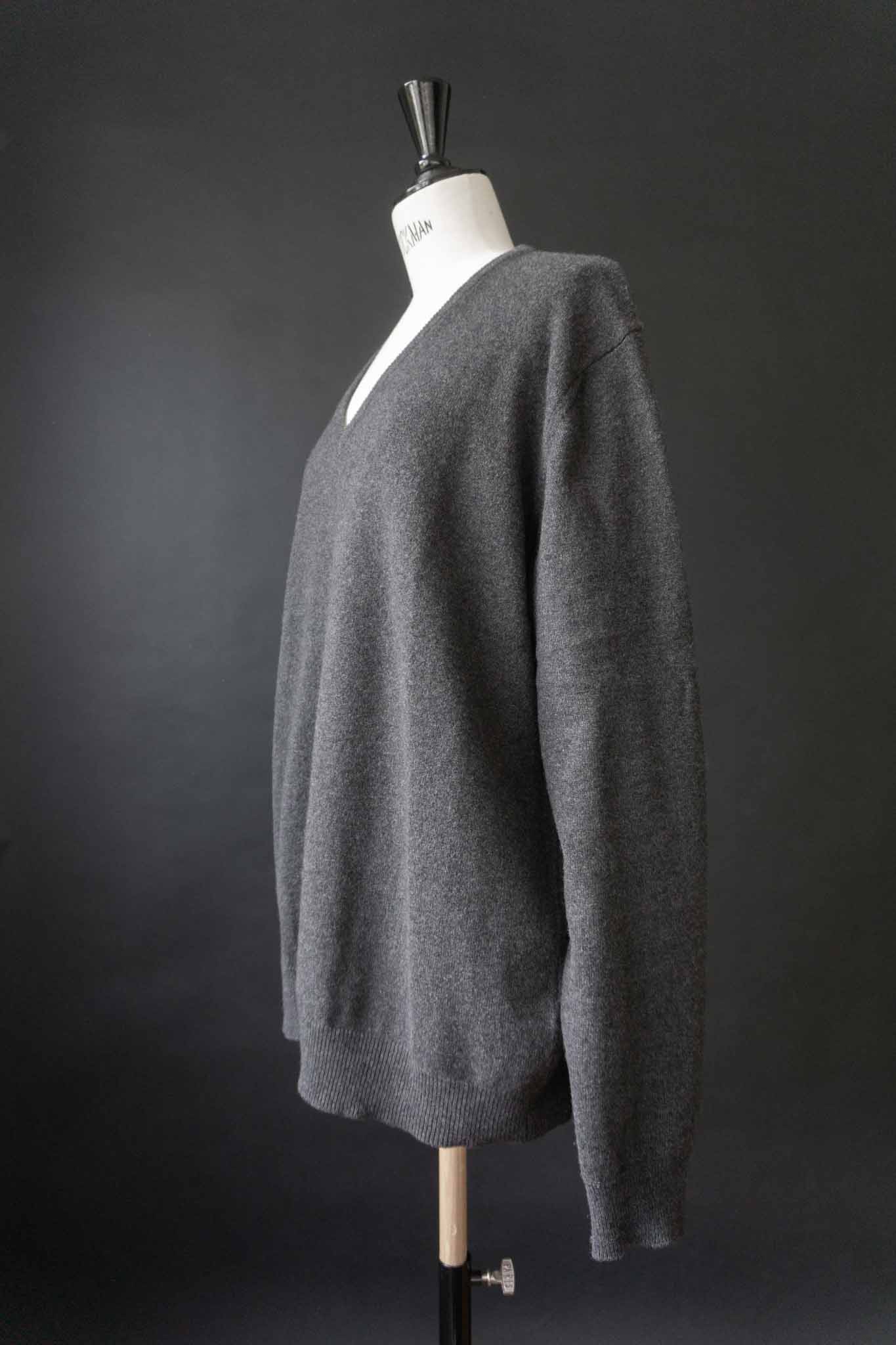 vintage kaschmirpullover grau made in italy