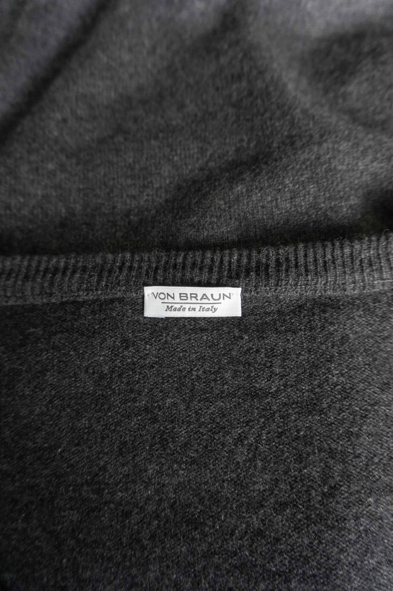 vintage kaschmirpullover grau made in italy