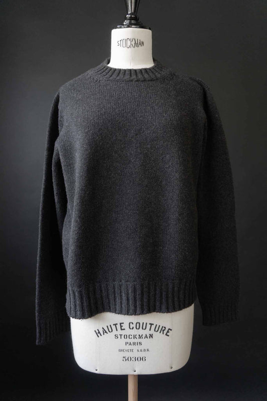 vintage max mara pullover wolle dunkelgrau