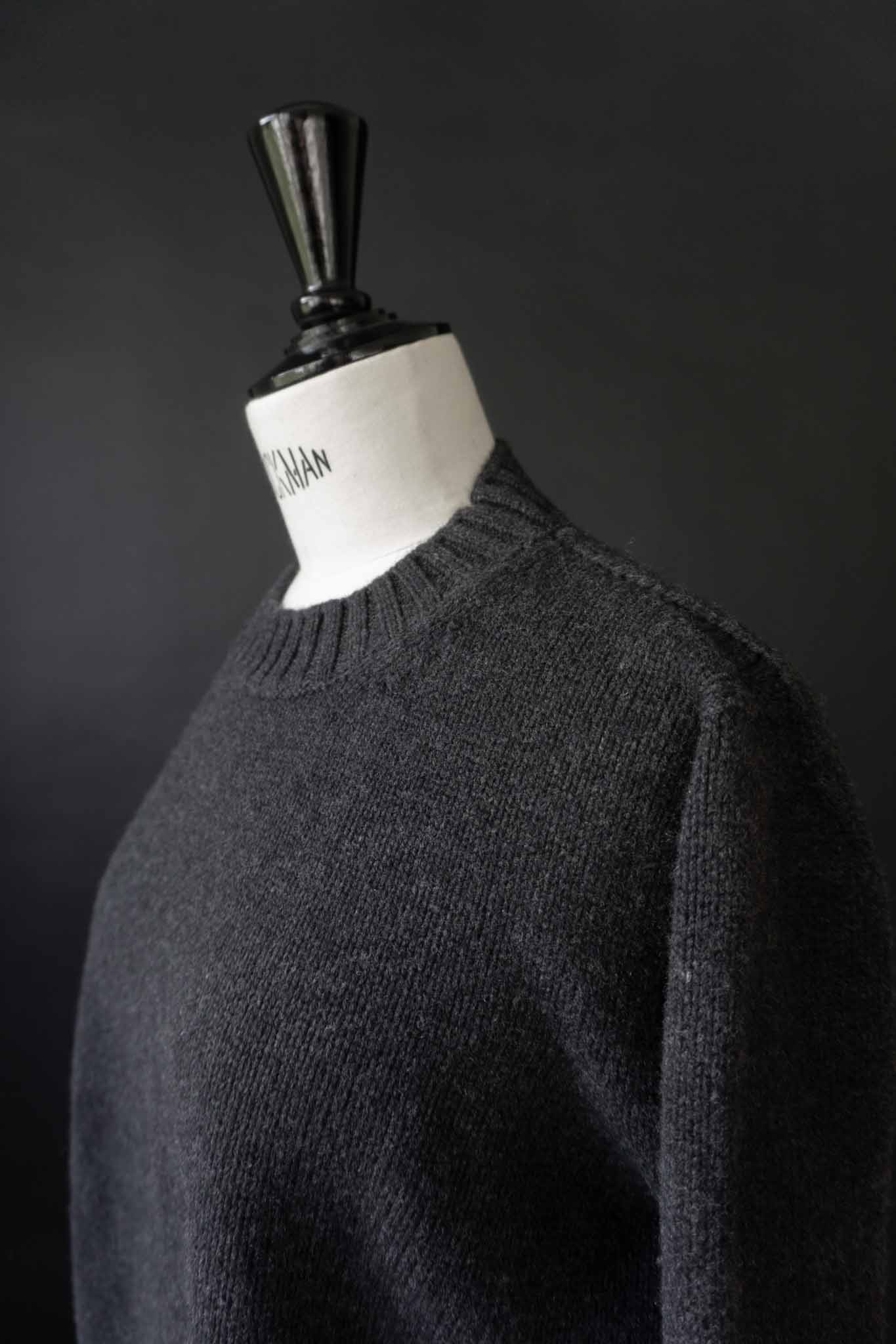 vintage max mara pullover wolle dunkelgrau