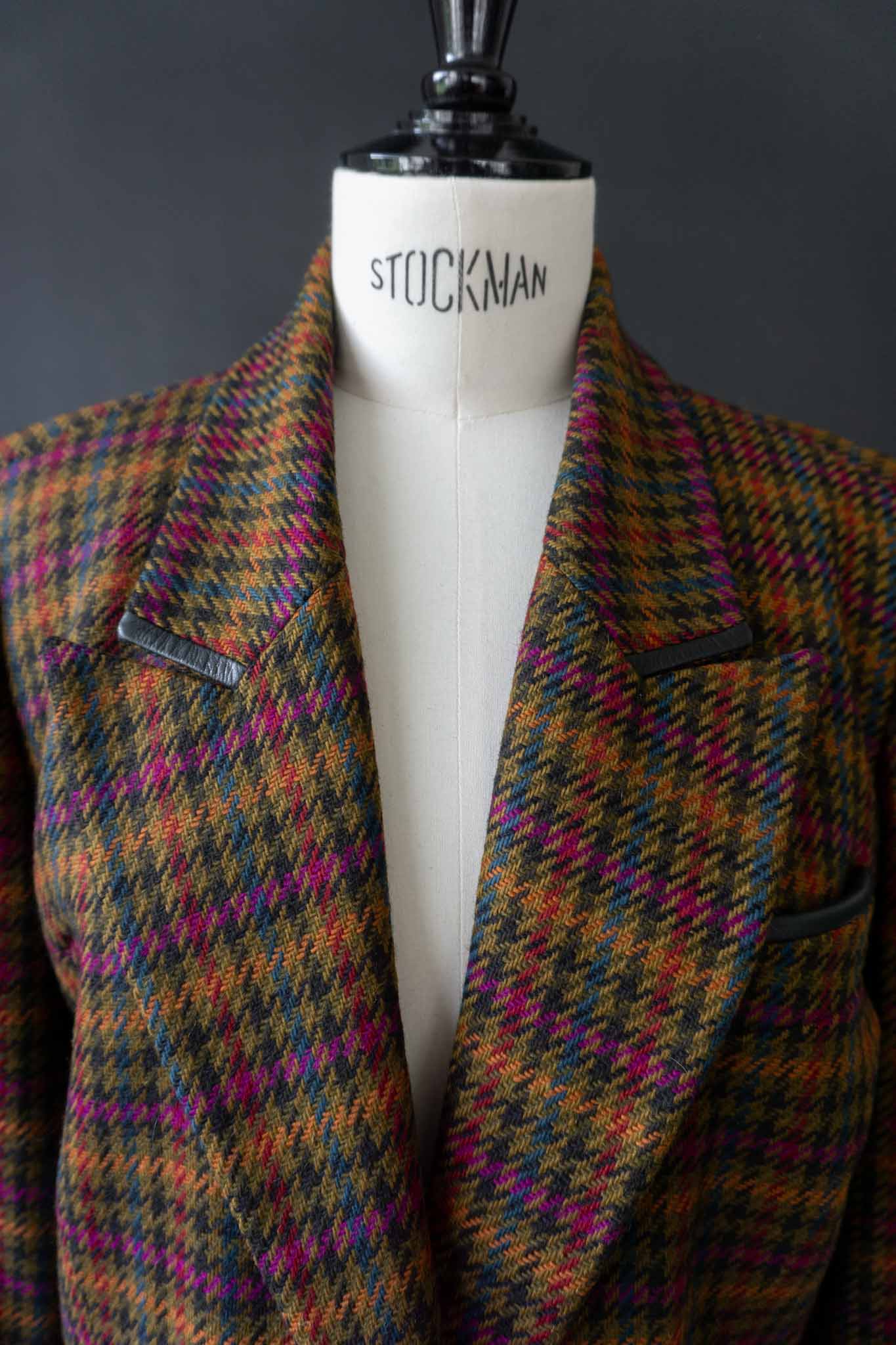 Vintage Hermes Kostüm Tweed 80s