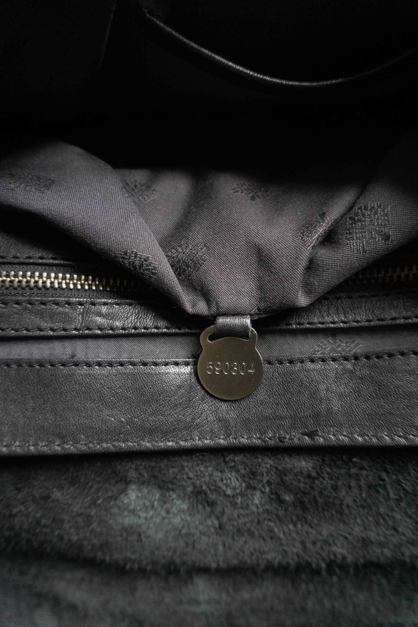 Y2K Mulberry Alexa Bag aus schwarzem Leder theplaincircle vintage
