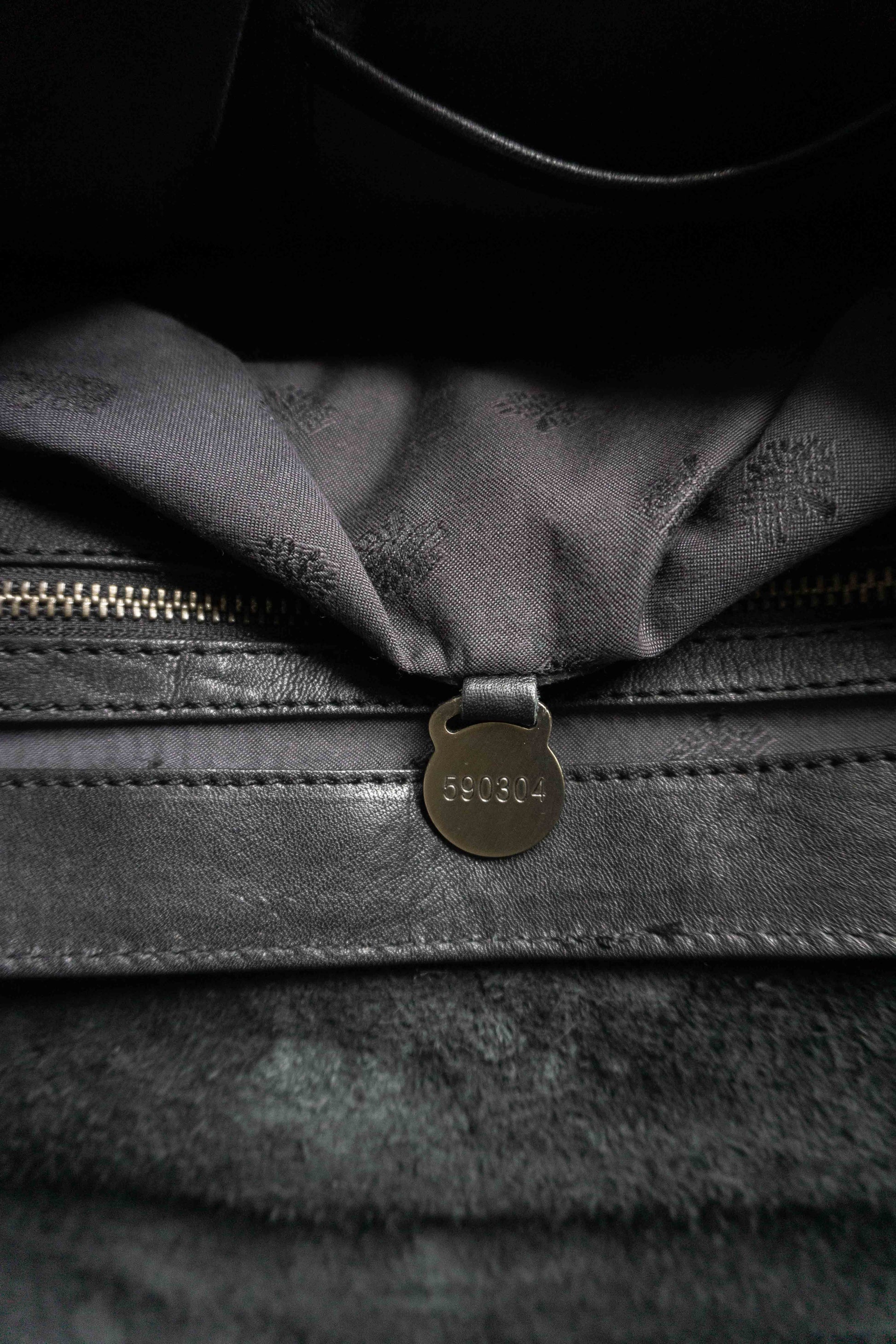 Y2K Mulberry Alexa Bag aus schwarzem Leder theplaincircle vintage