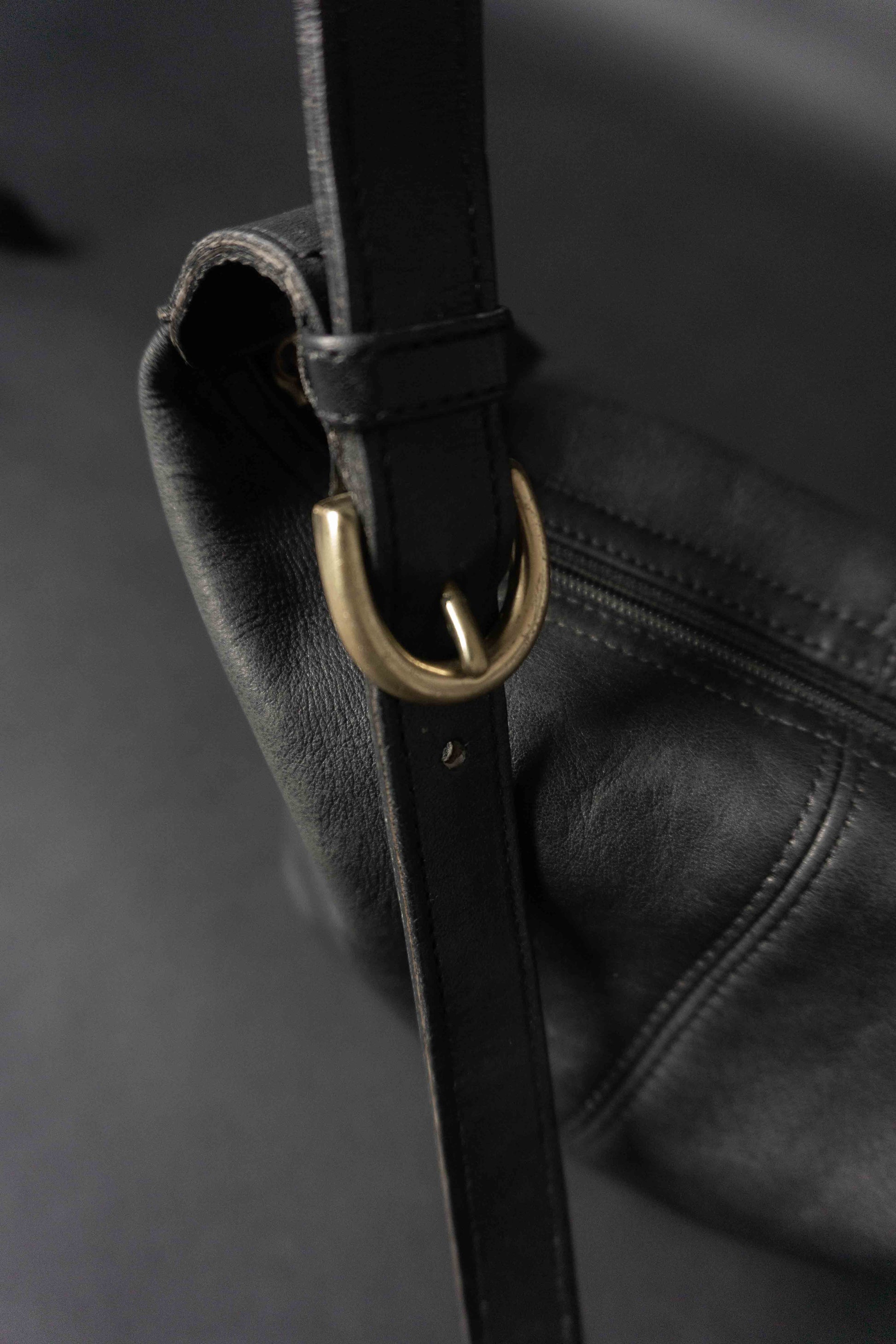 Vintage 90s Coach Soho Mini Bucket bag 4148, Schwarz theplaincircle vintage