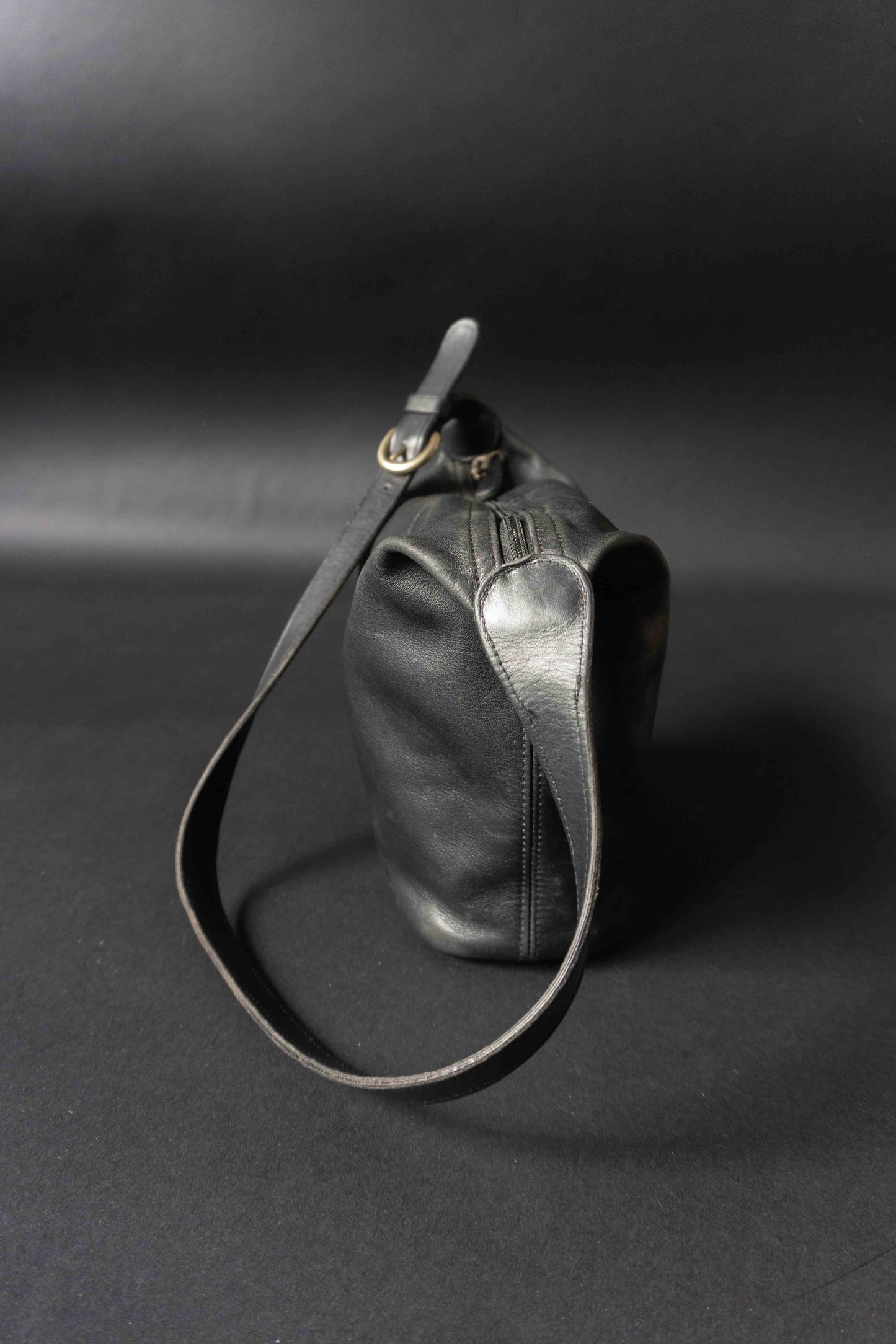 Vintage 90s Coach Soho Mini Bucket bag 4148, Schwarz theplaincircle vintage