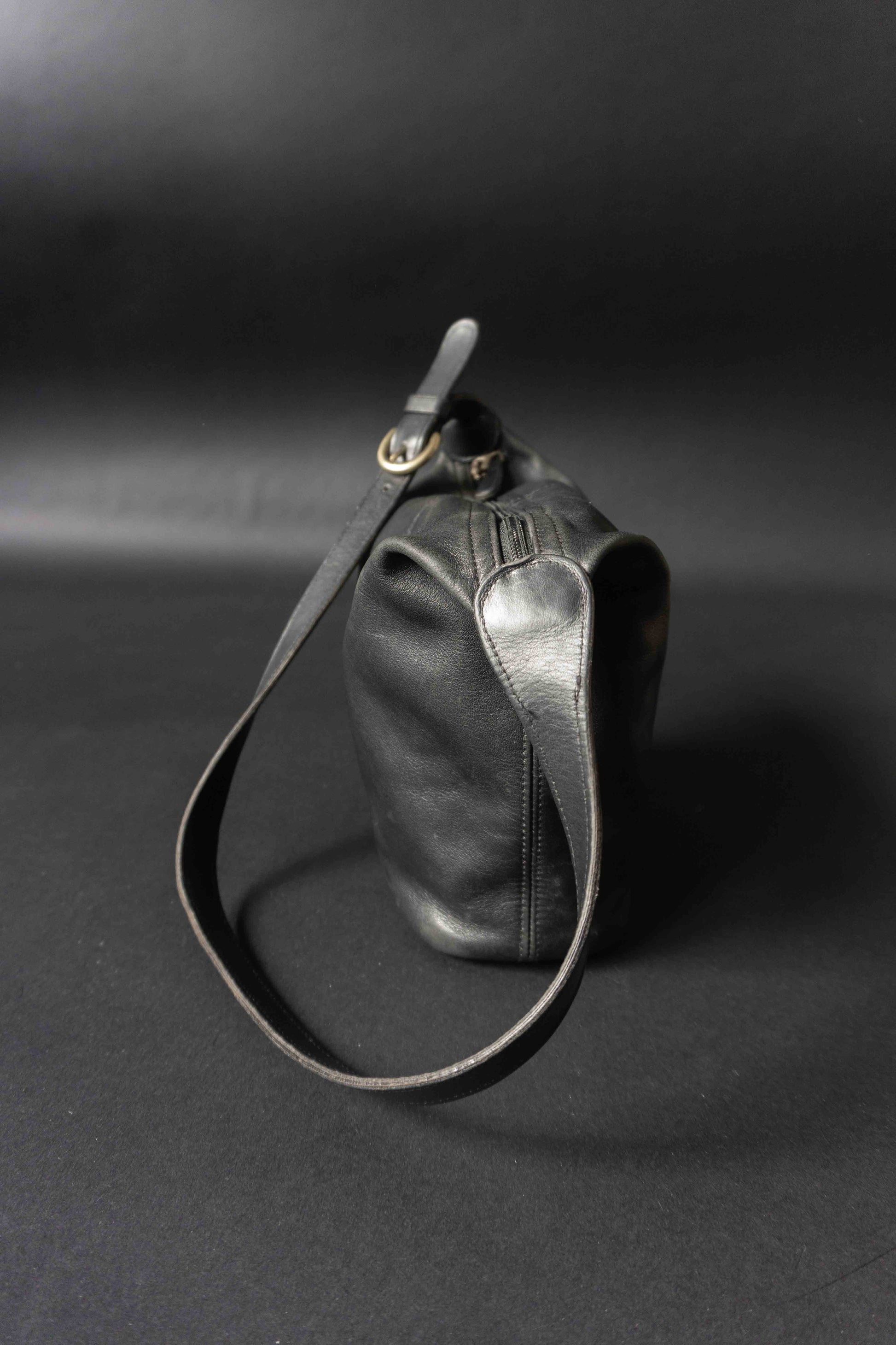 Vintage 90s Coach Soho Mini Bucket bag 4148, Schwarz theplaincircle vintage