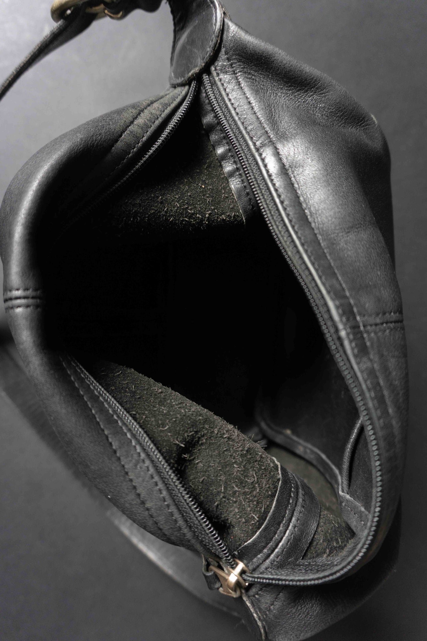 Vintage 90s Coach Soho Mini Bucket bag 4148, Schwarz theplaincircle vintage