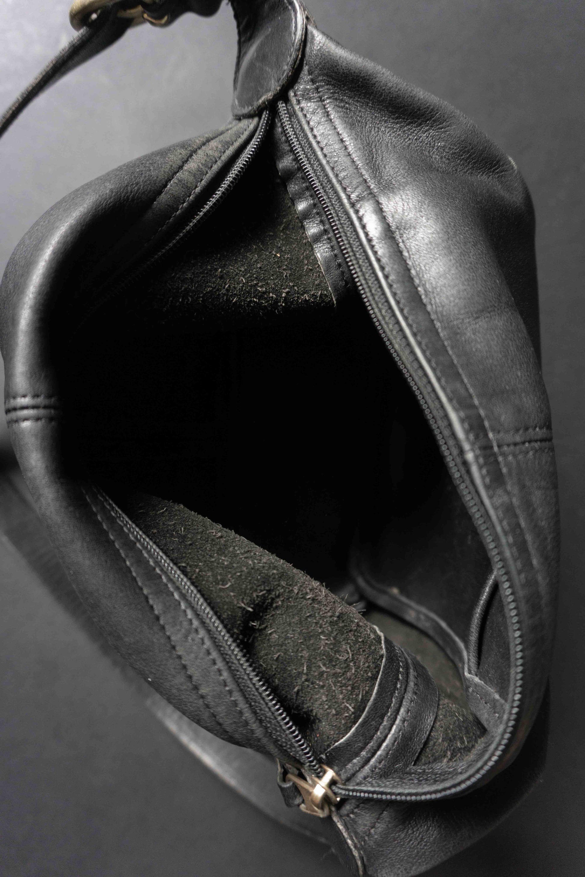 Vintage 90s Coach Soho Mini Bucket bag 4148, Schwarz theplaincircle vintage