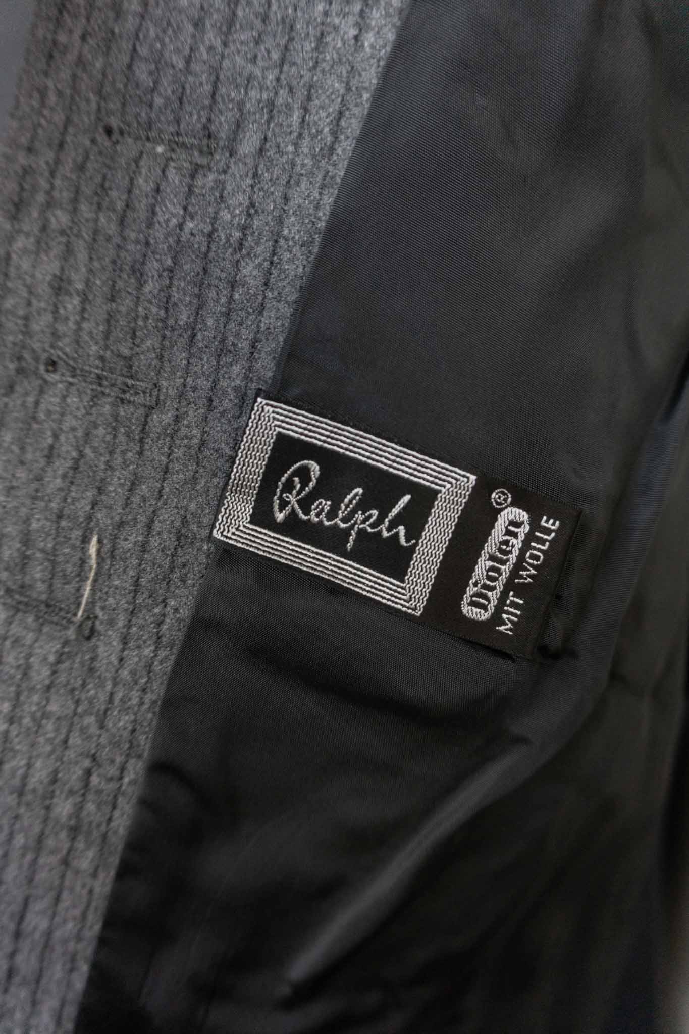 Vintage Wollblazer mit Samtkragen 80s theplaincircle vintage